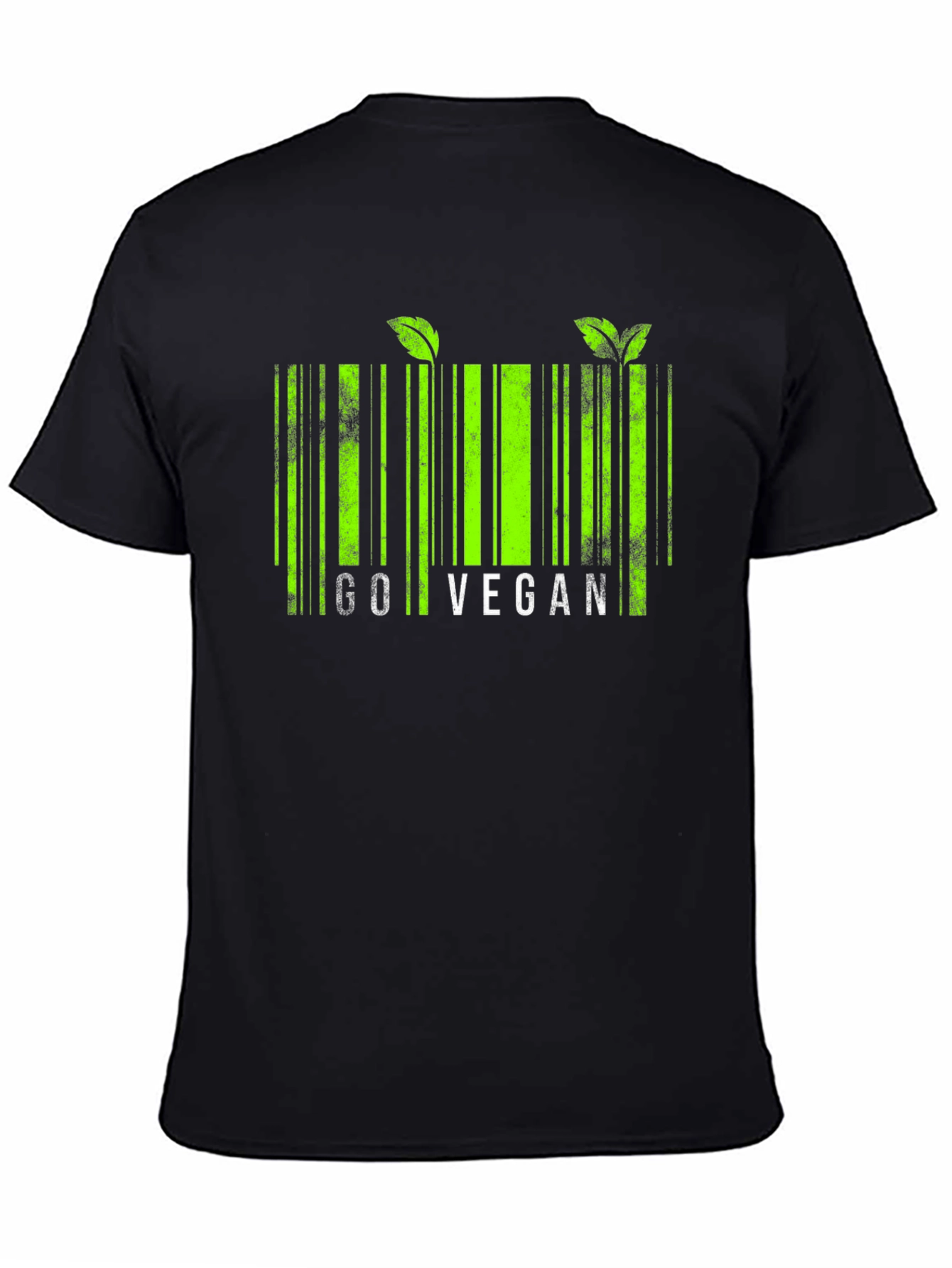 Go Vegan Barcode T-Shirt