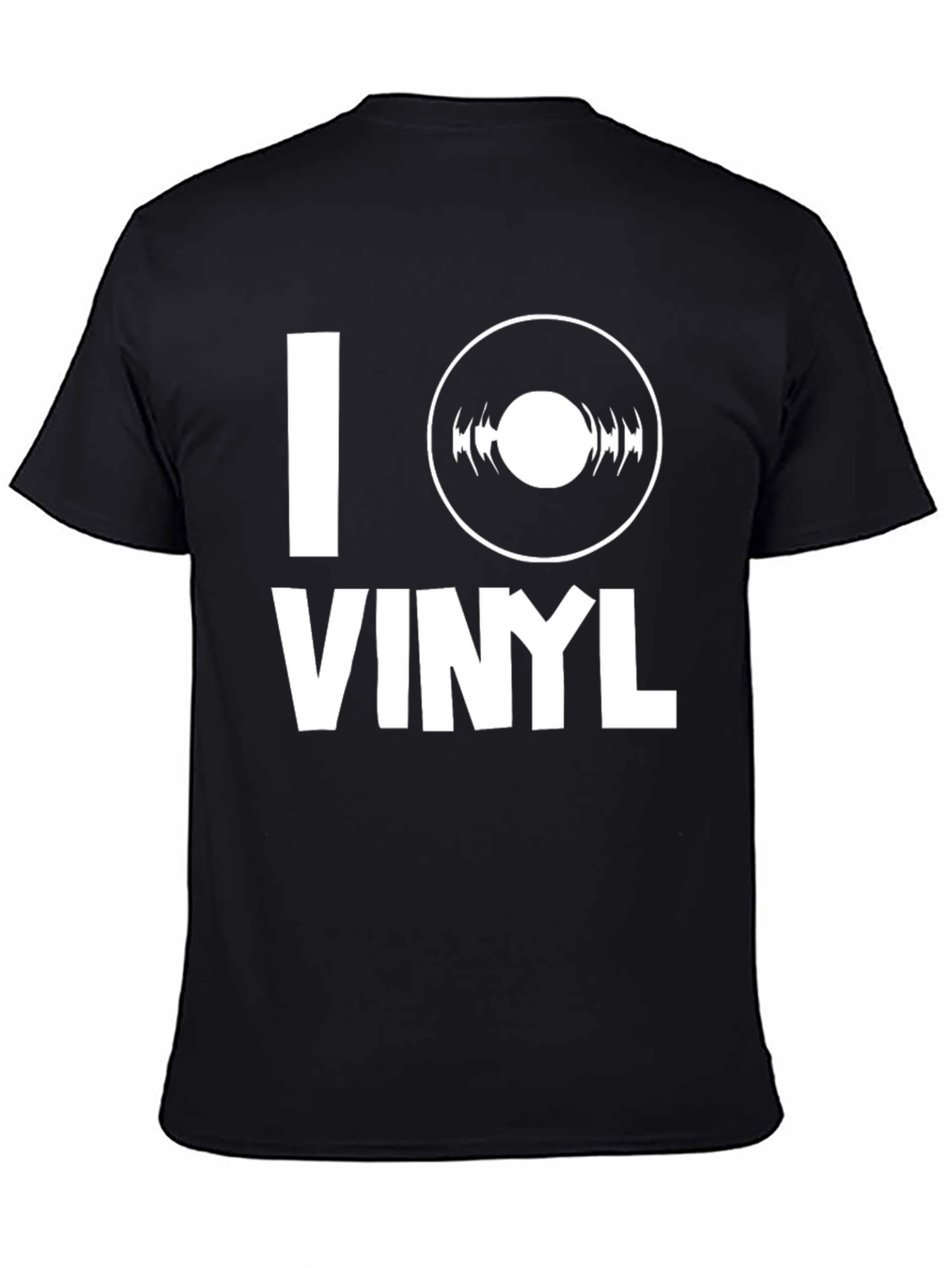 I Heart Vinyl Graphic T-Shirt - Music Lover Tee