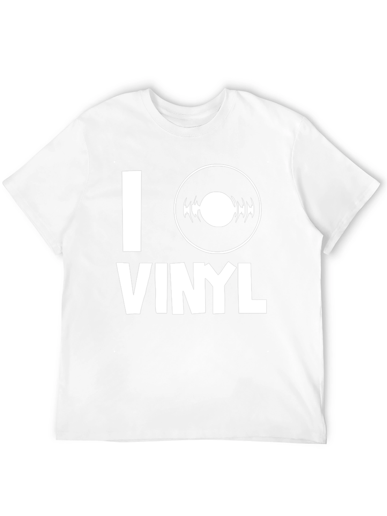 I Heart Vinyl Graphic T-Shirt - Music Lover Tee
