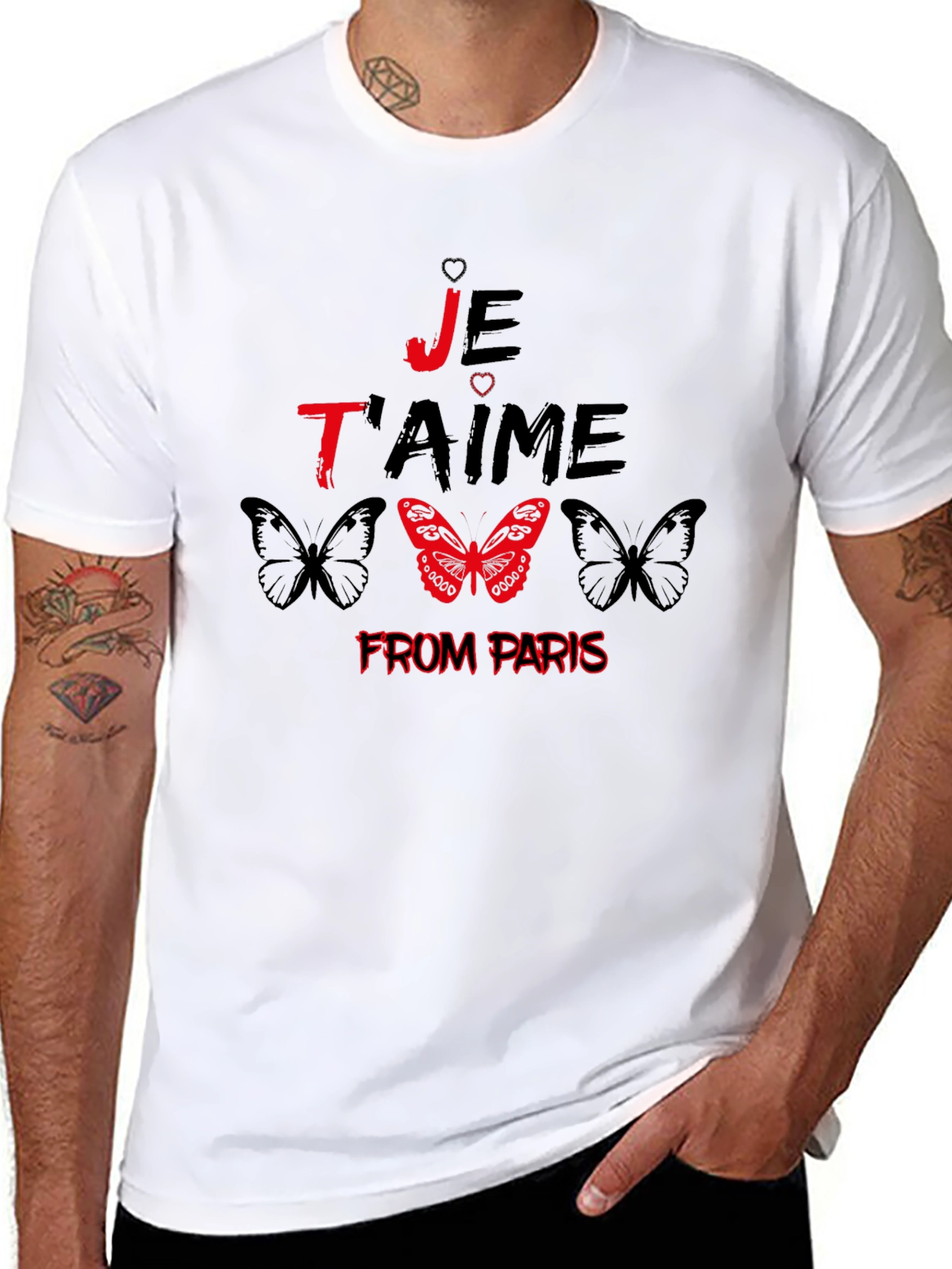 Je Taime From Paris Graphic Tee