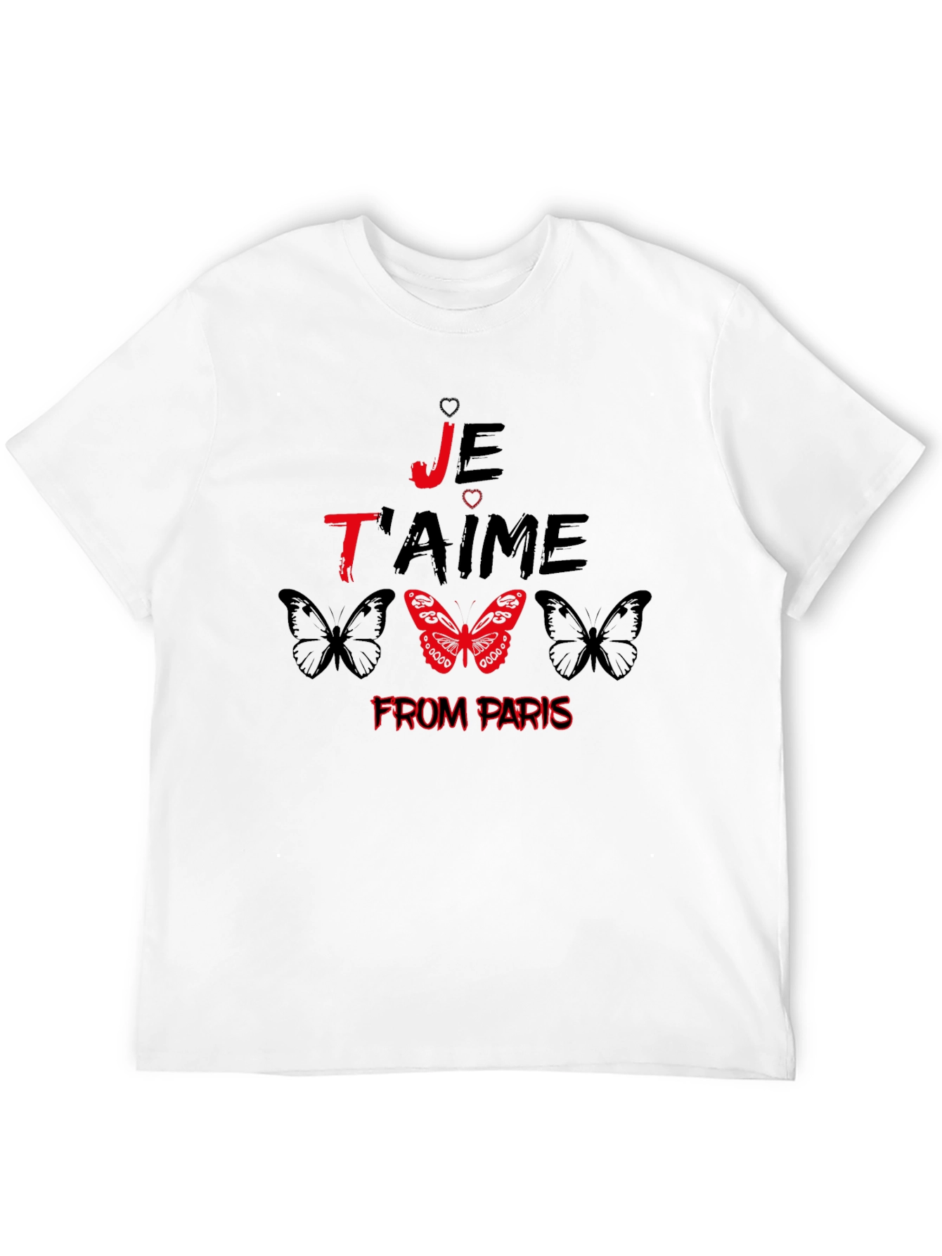 Je Taime From Paris Graphic Tee