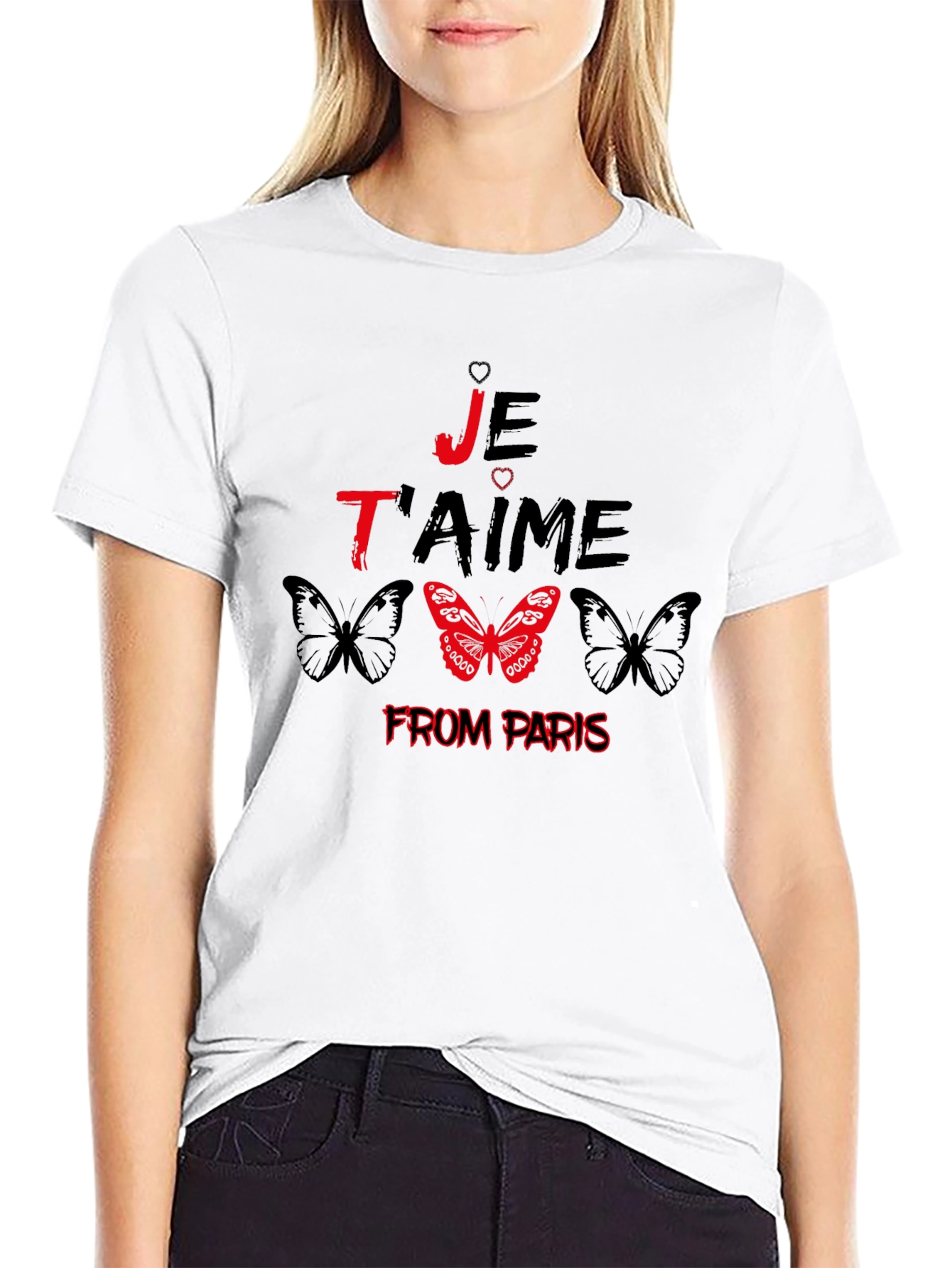 Je Taime From Paris Graphic Tee
