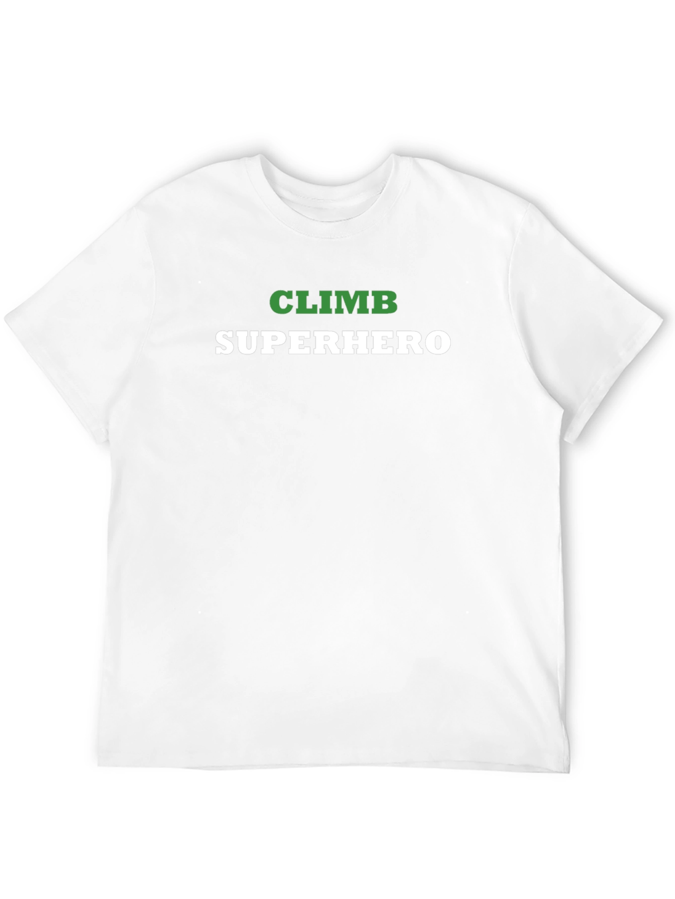 Climb Superhero T-Shirt - Black Graphic Tee