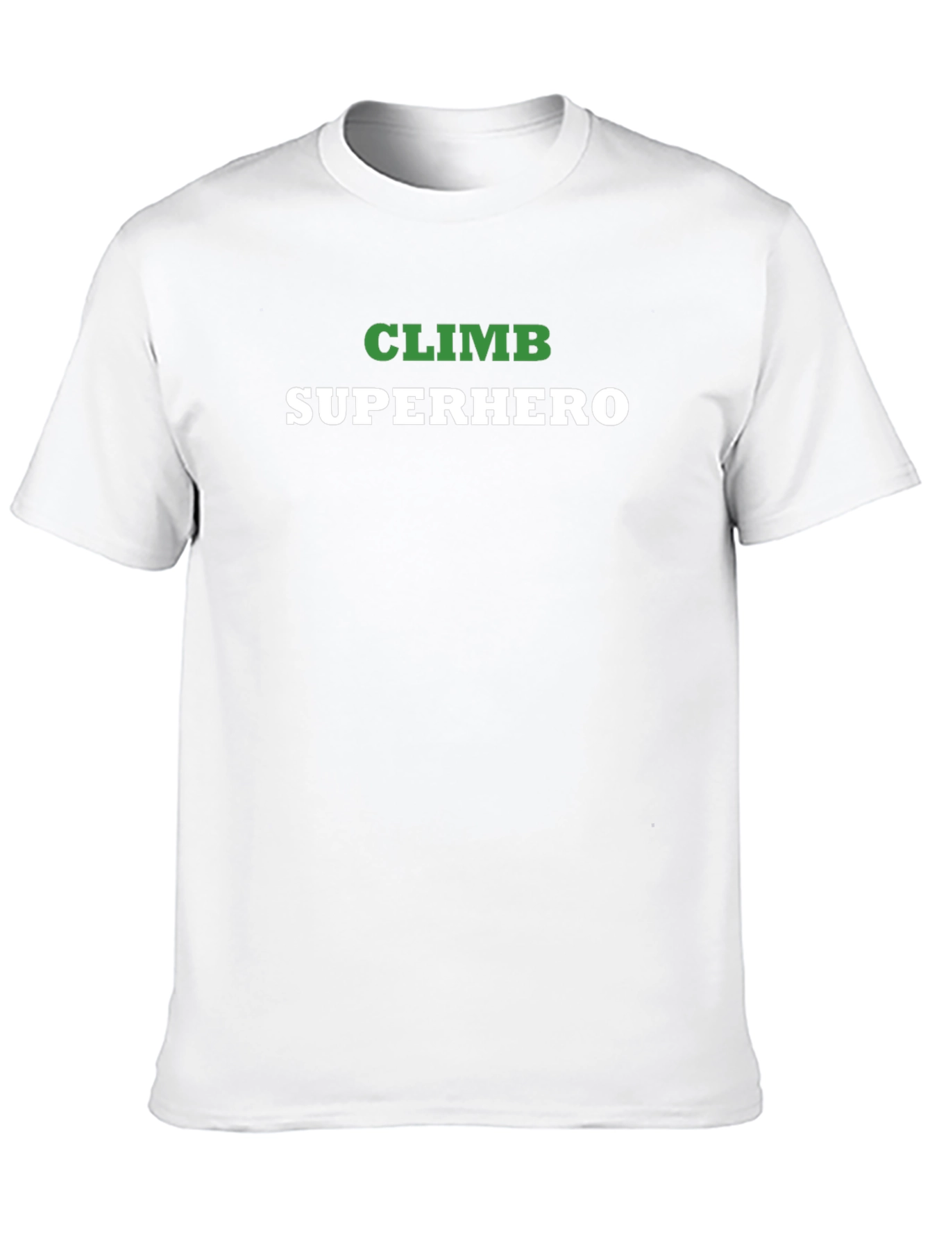 Climb Superhero T-Shirt - Black Graphic Tee