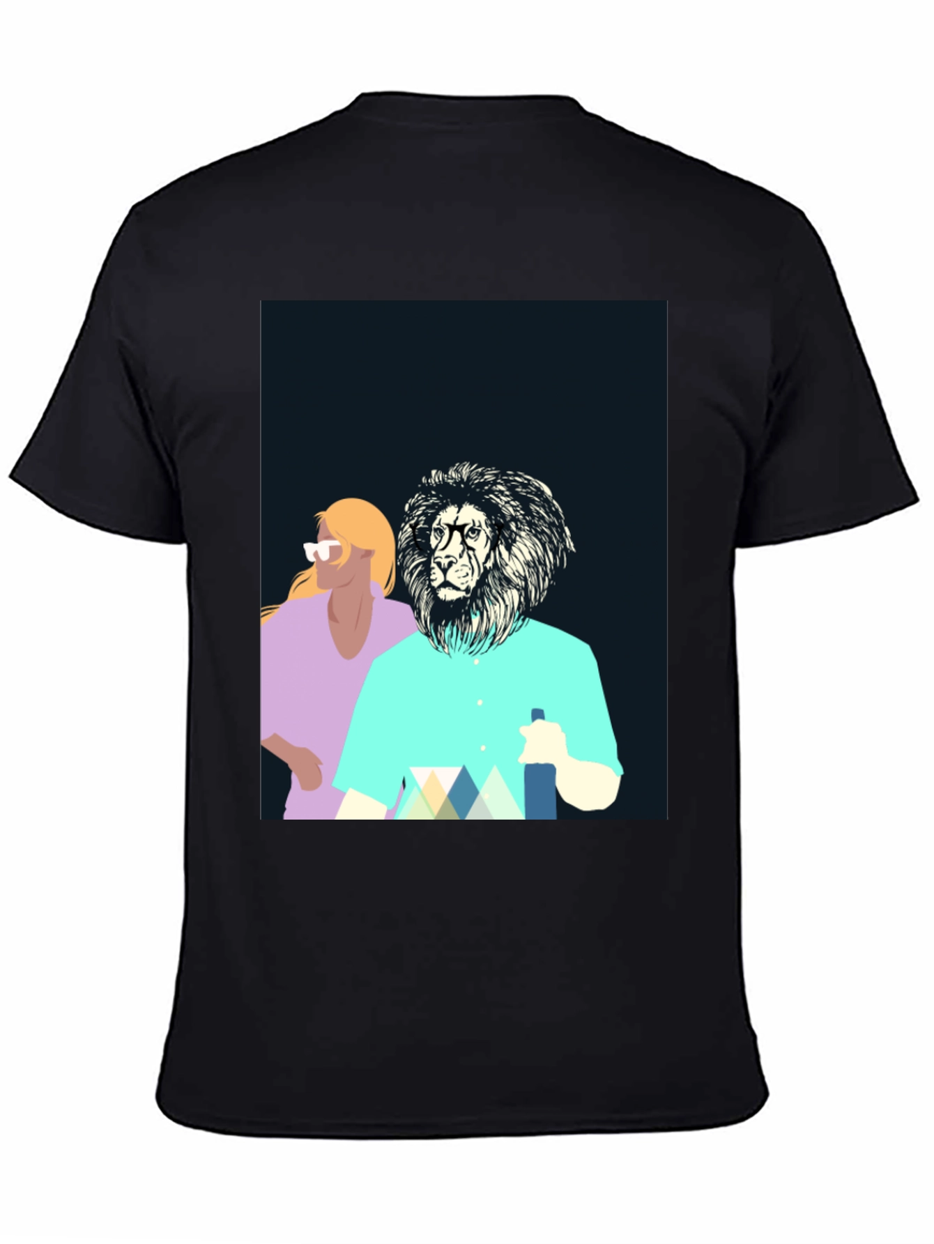 Cool Lion Graphic Tee - Unique Design