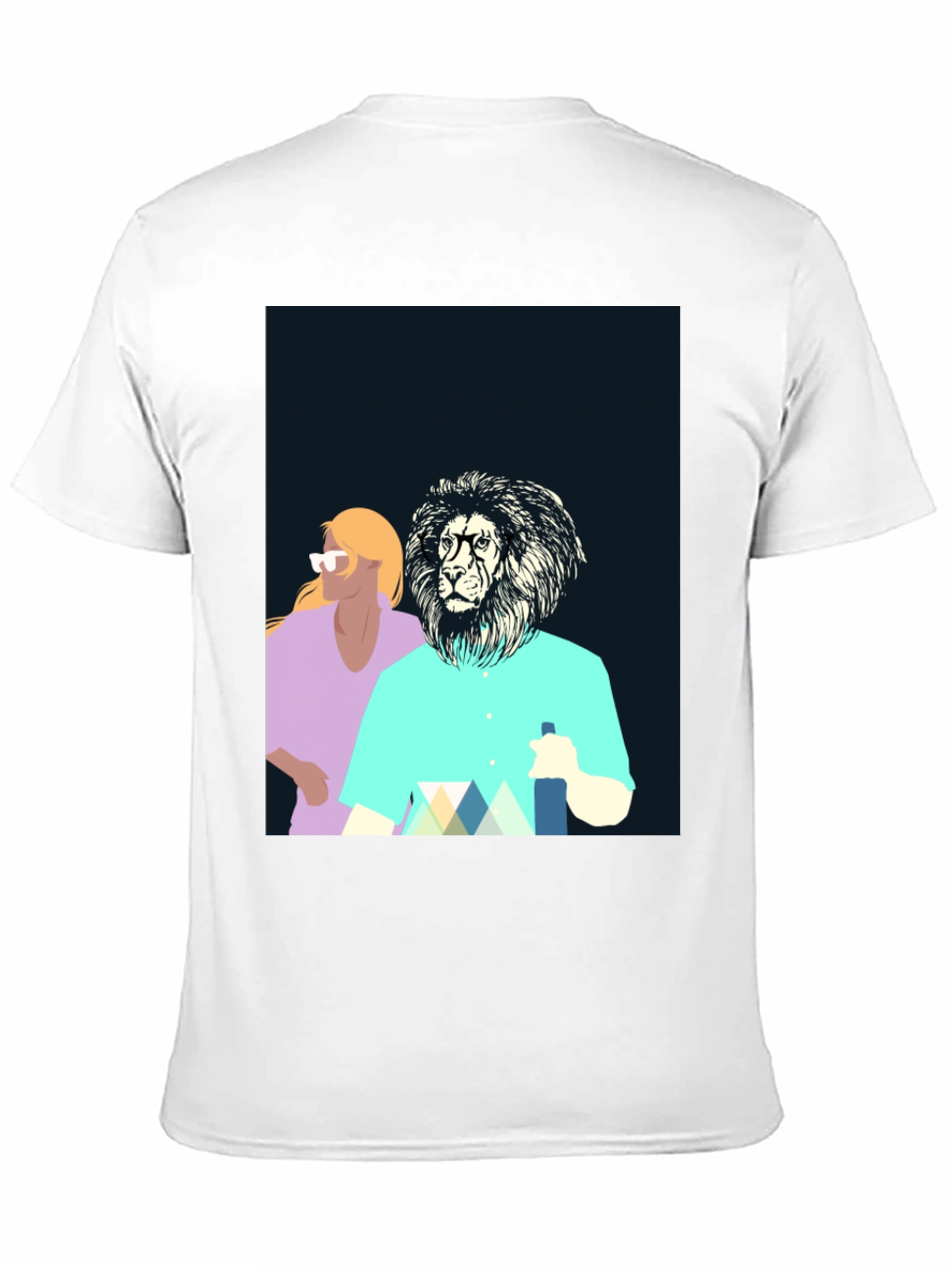 Cool Lion Graphic Tee - Unique Design