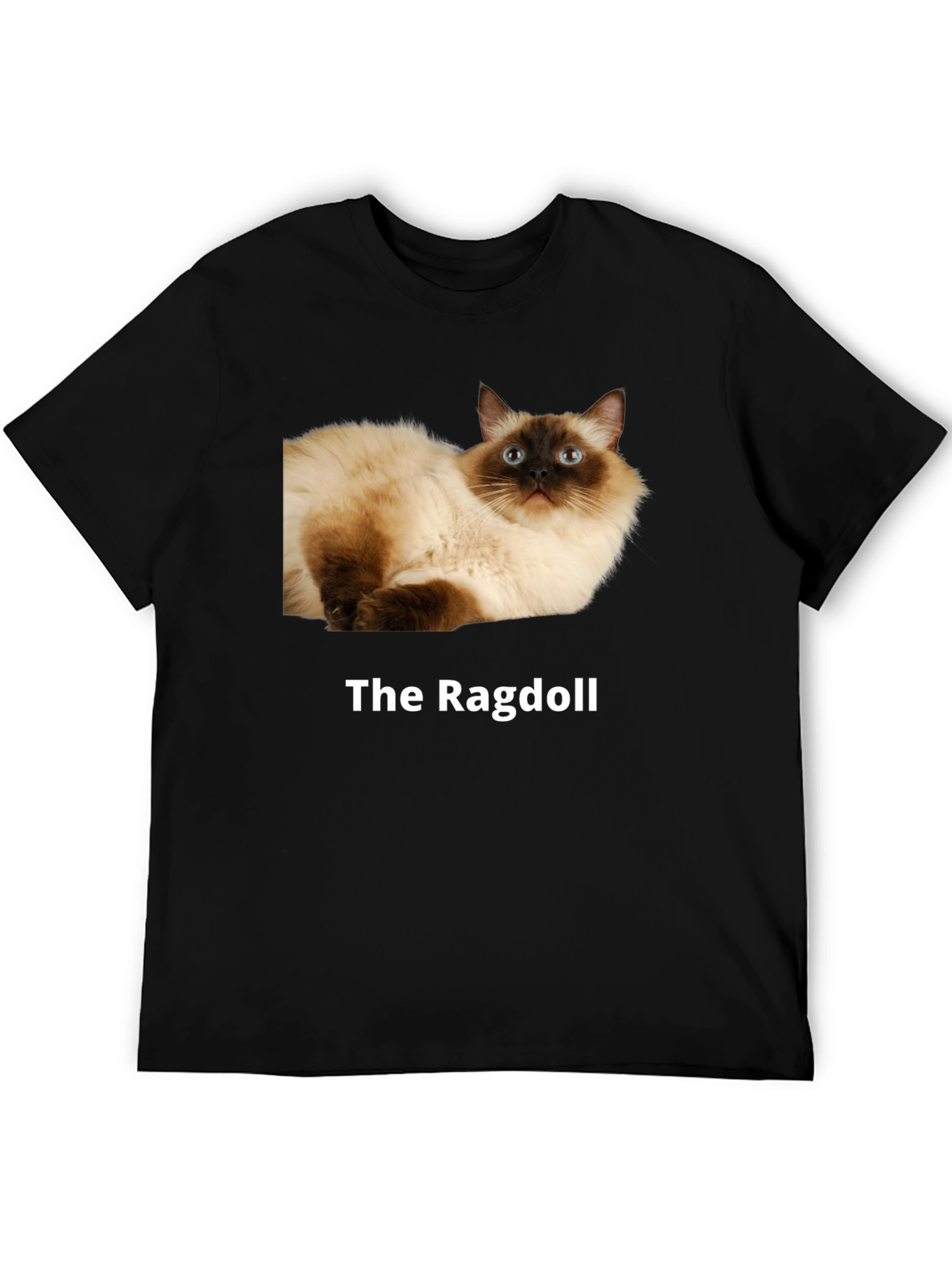 Ragdoll Cat T-Shirt - Premium Cotton Blend