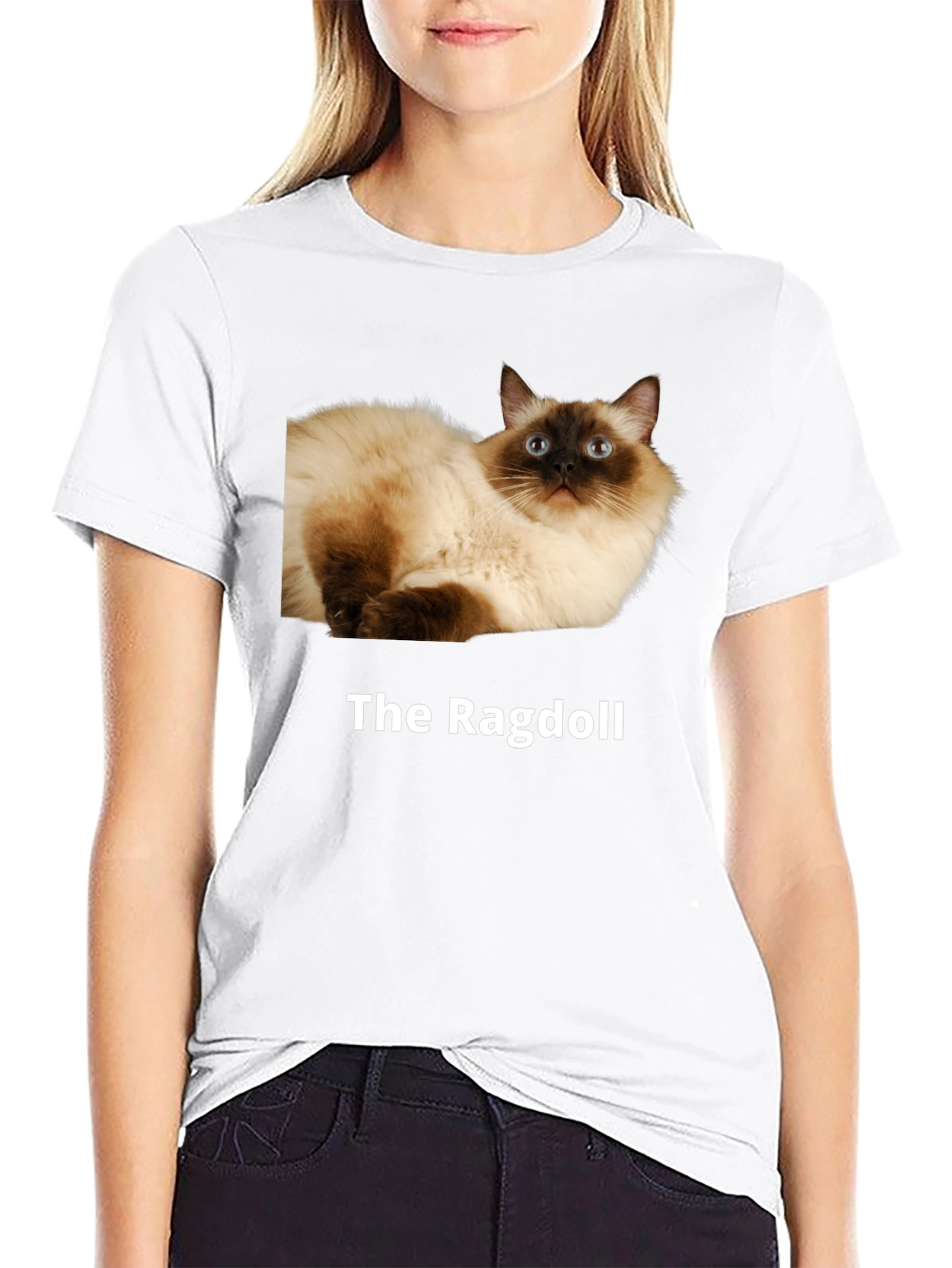 Ragdoll Cat T-Shirt - Premium Cotton Blend
