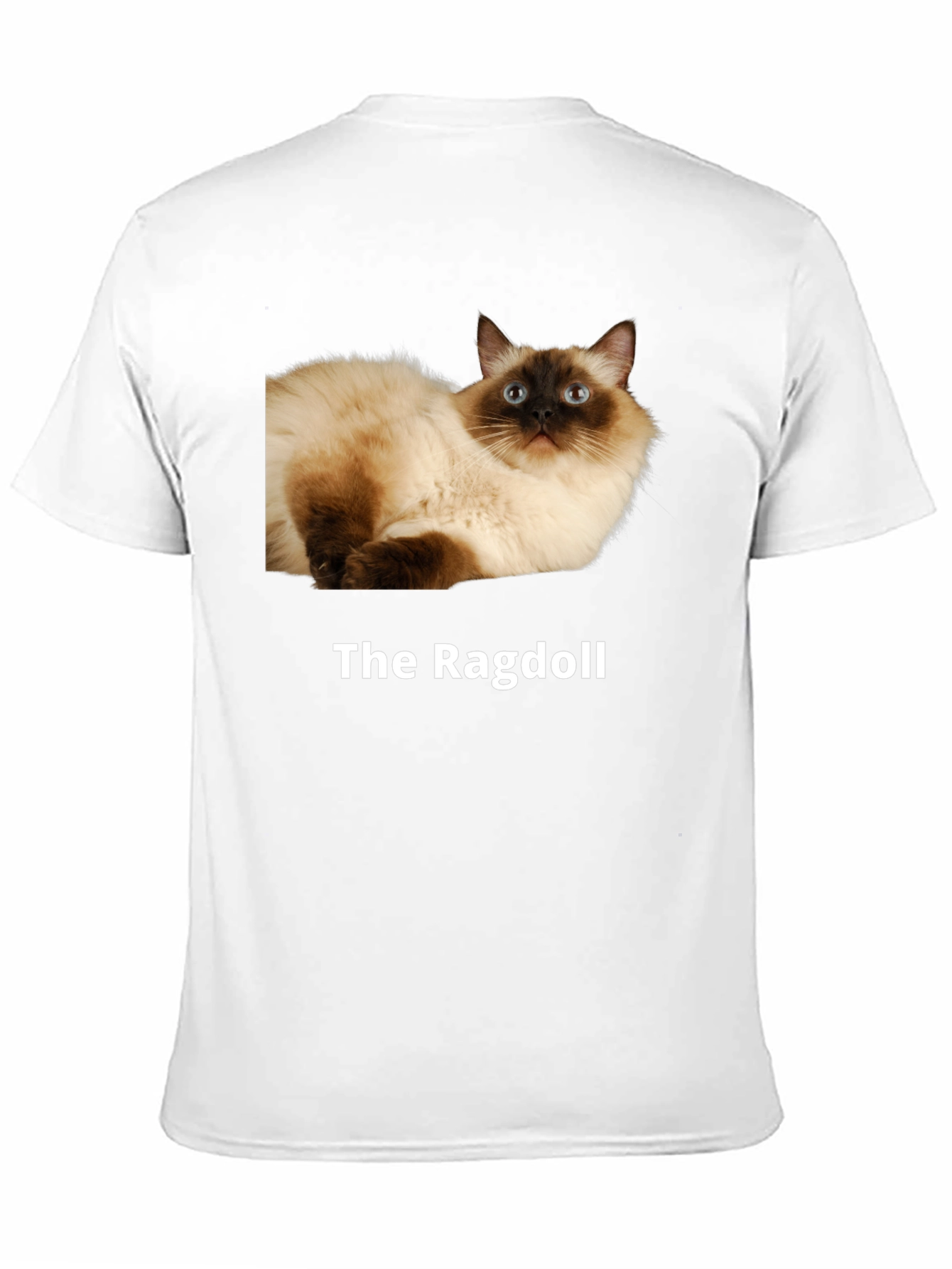 Ragdoll Cat T-Shirt - Premium Cotton Blend