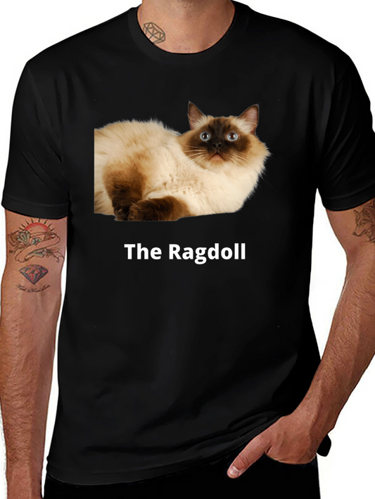 Ragdoll Cat T-Shirt - Premium Cotton Blend