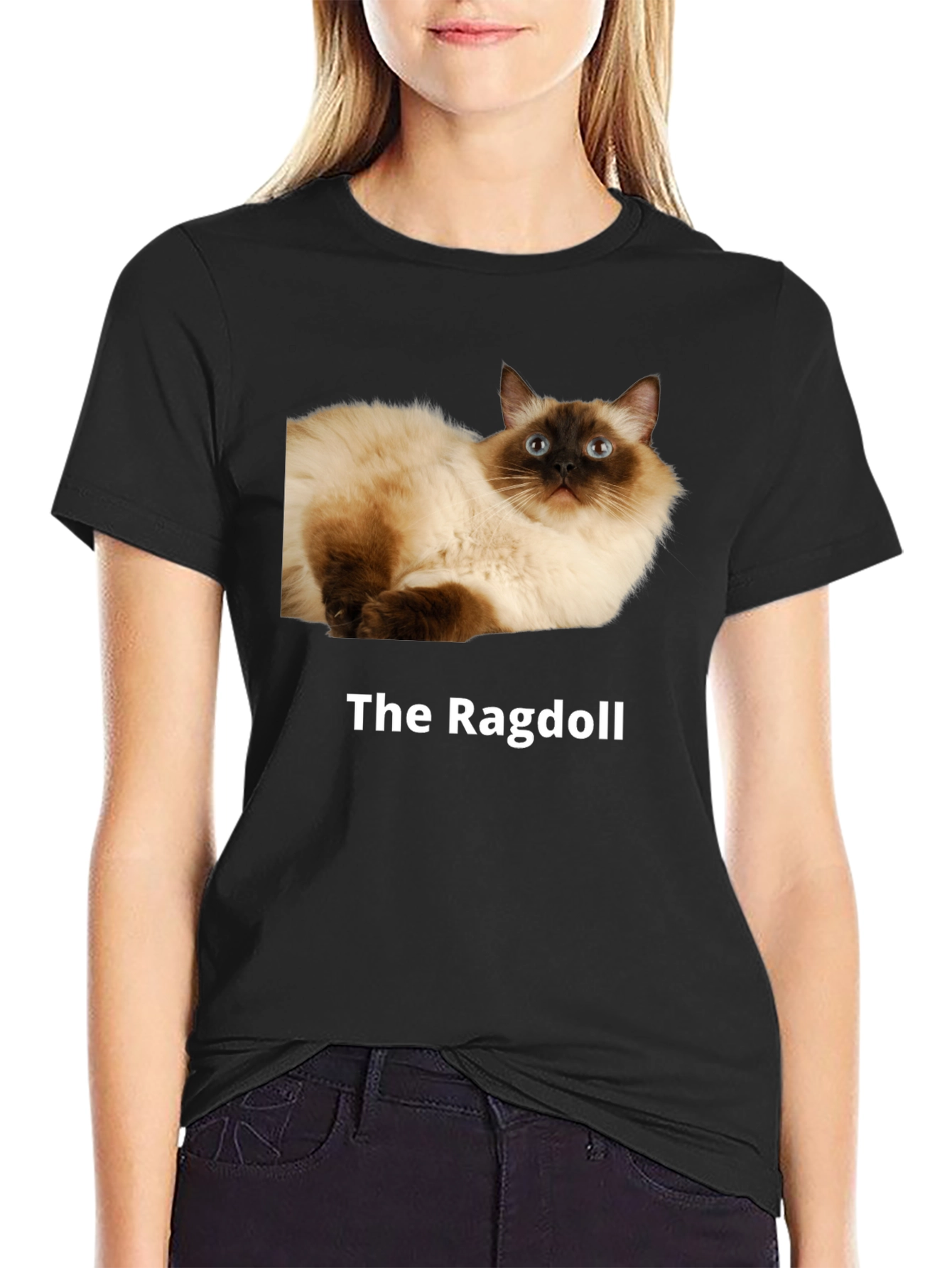 Ragdoll Cat T-Shirt - Premium Cotton Blend
