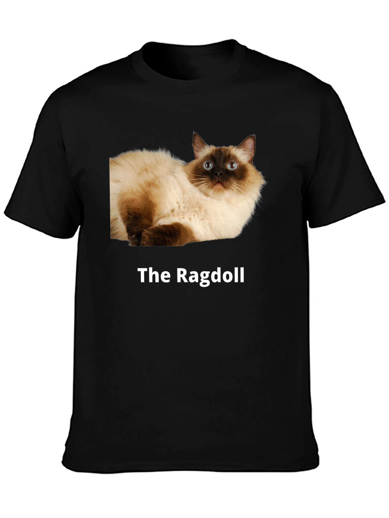 Ragdoll Cat T-Shirt - Premium Cotton Blend