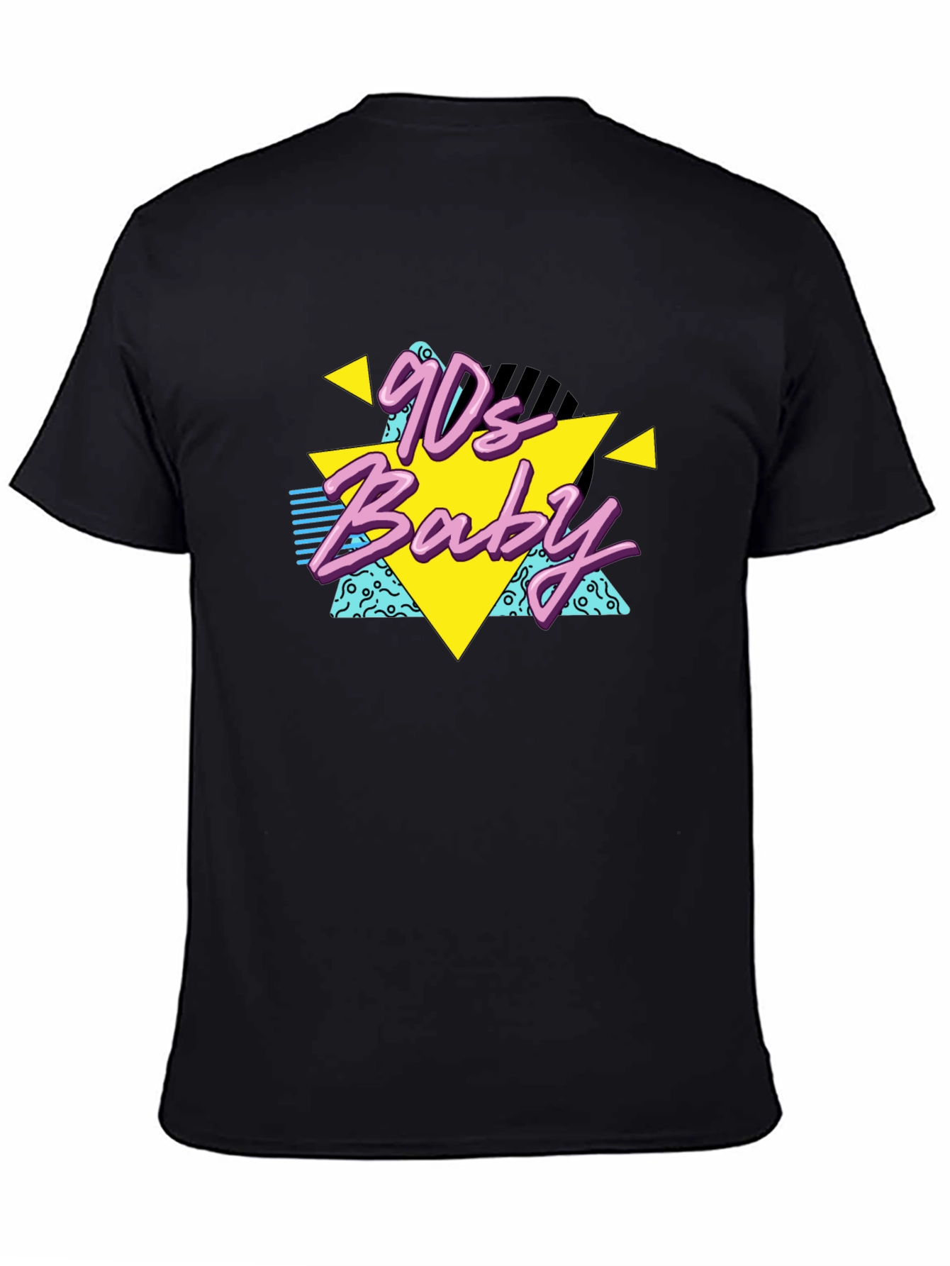 90s Baby Black T-Shirt Retro Style