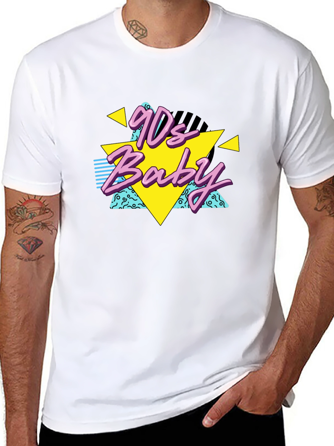 90s Baby Black T-Shirt Retro Style