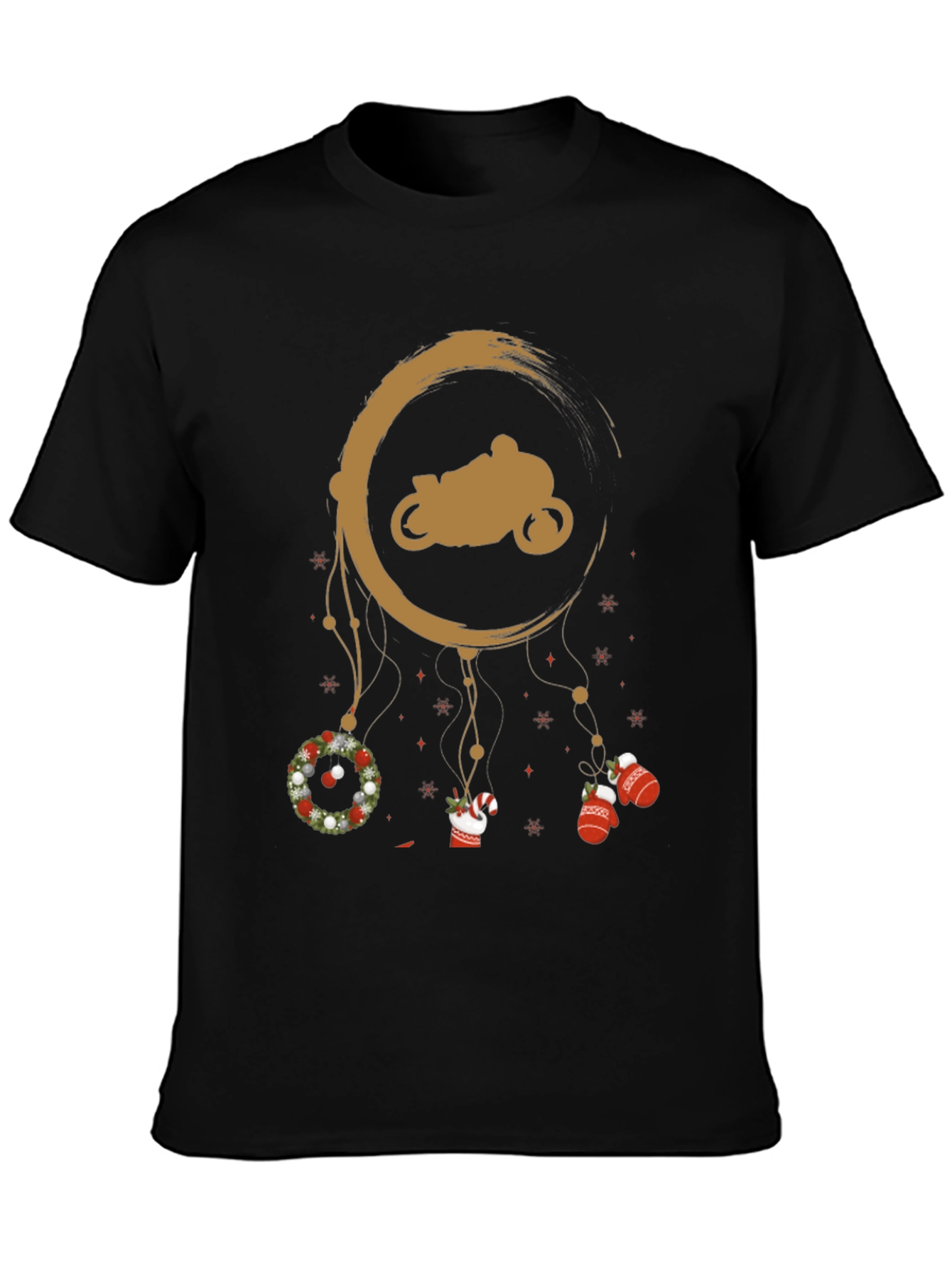 Motorcycle Christmas Dreamcatcher T-Shirt