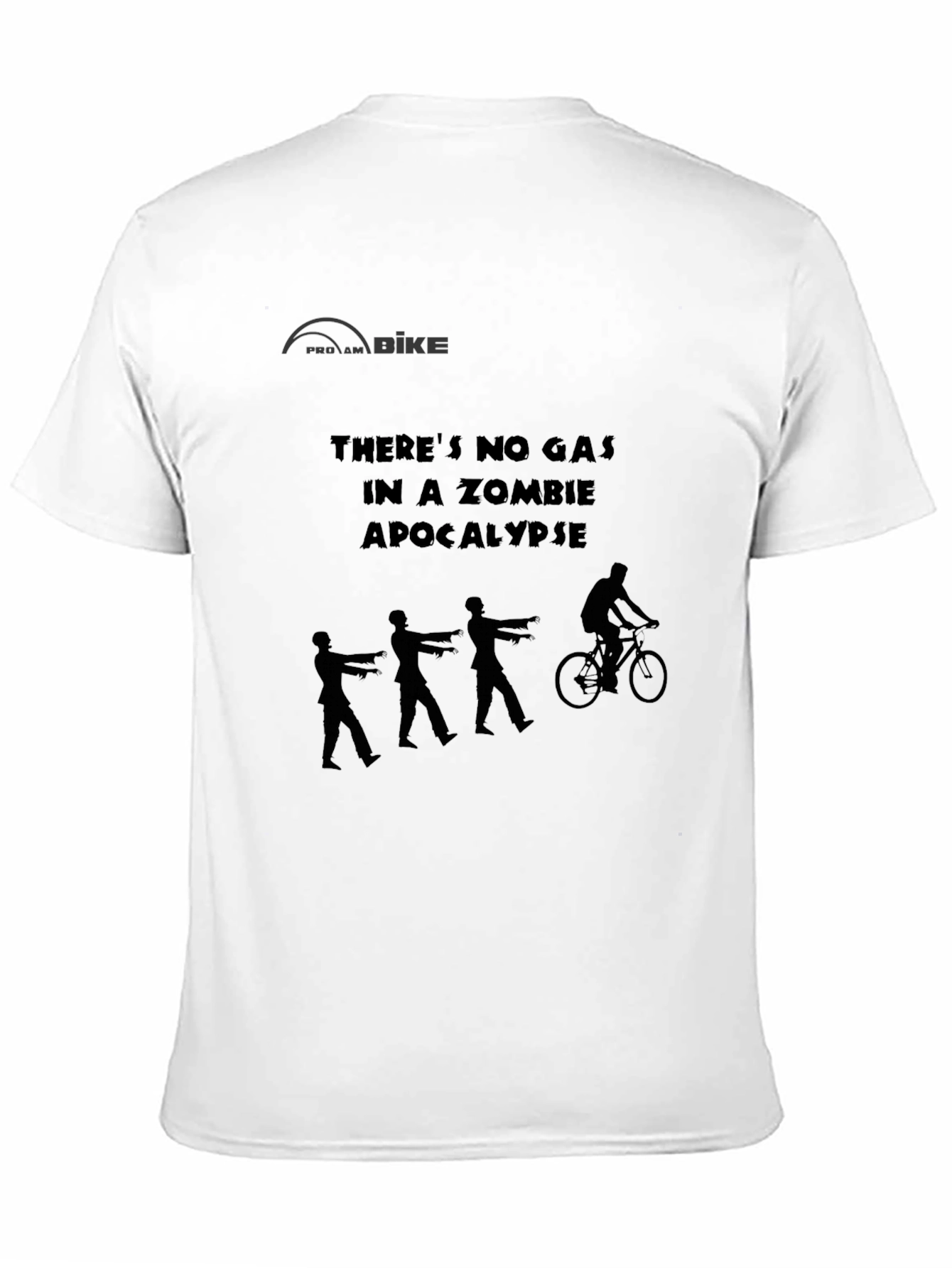 Zombie Apocalypse Bike T-Shirt: No Gas Needed!