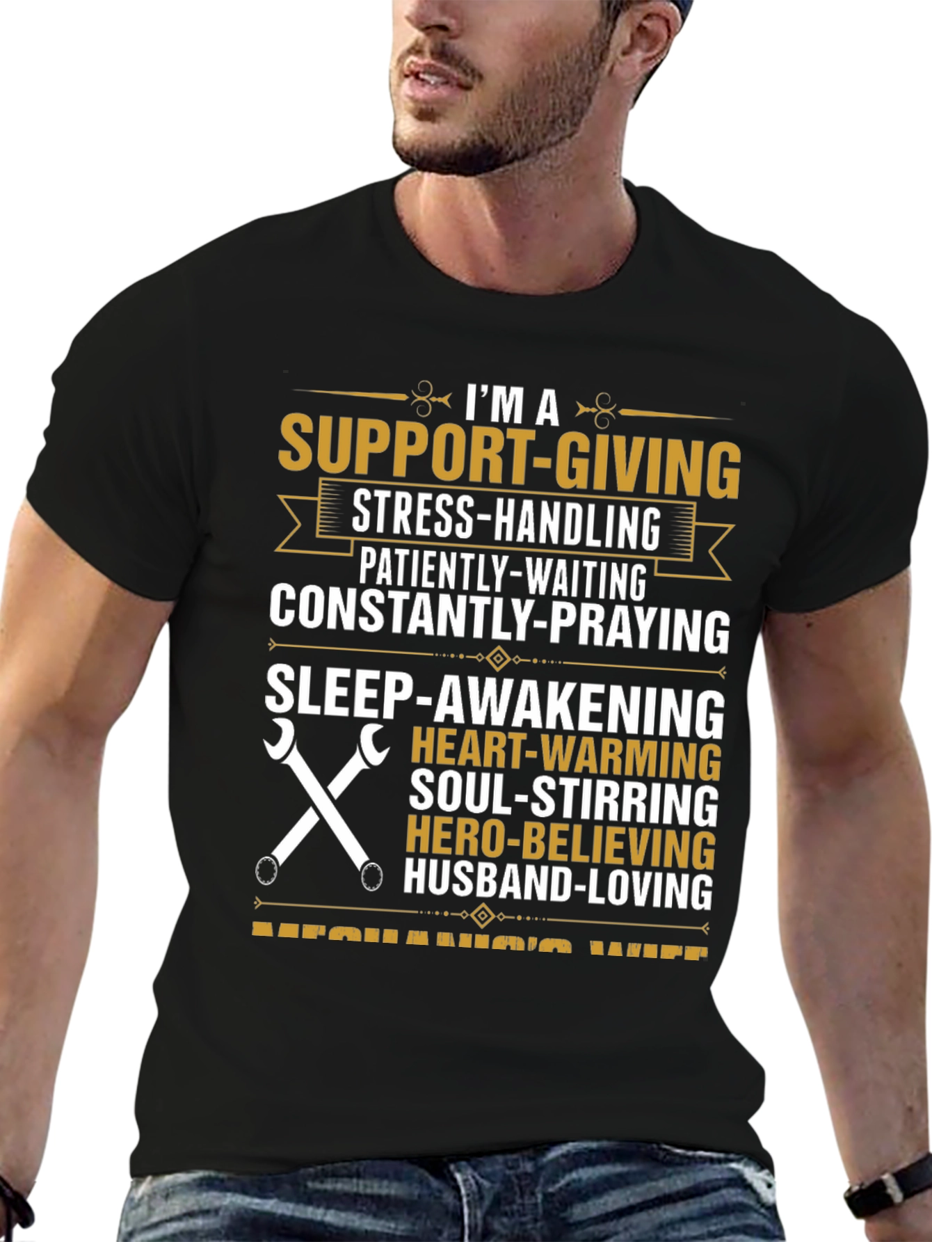Mechanics Wife T-Shirt: Support-Giving Hero