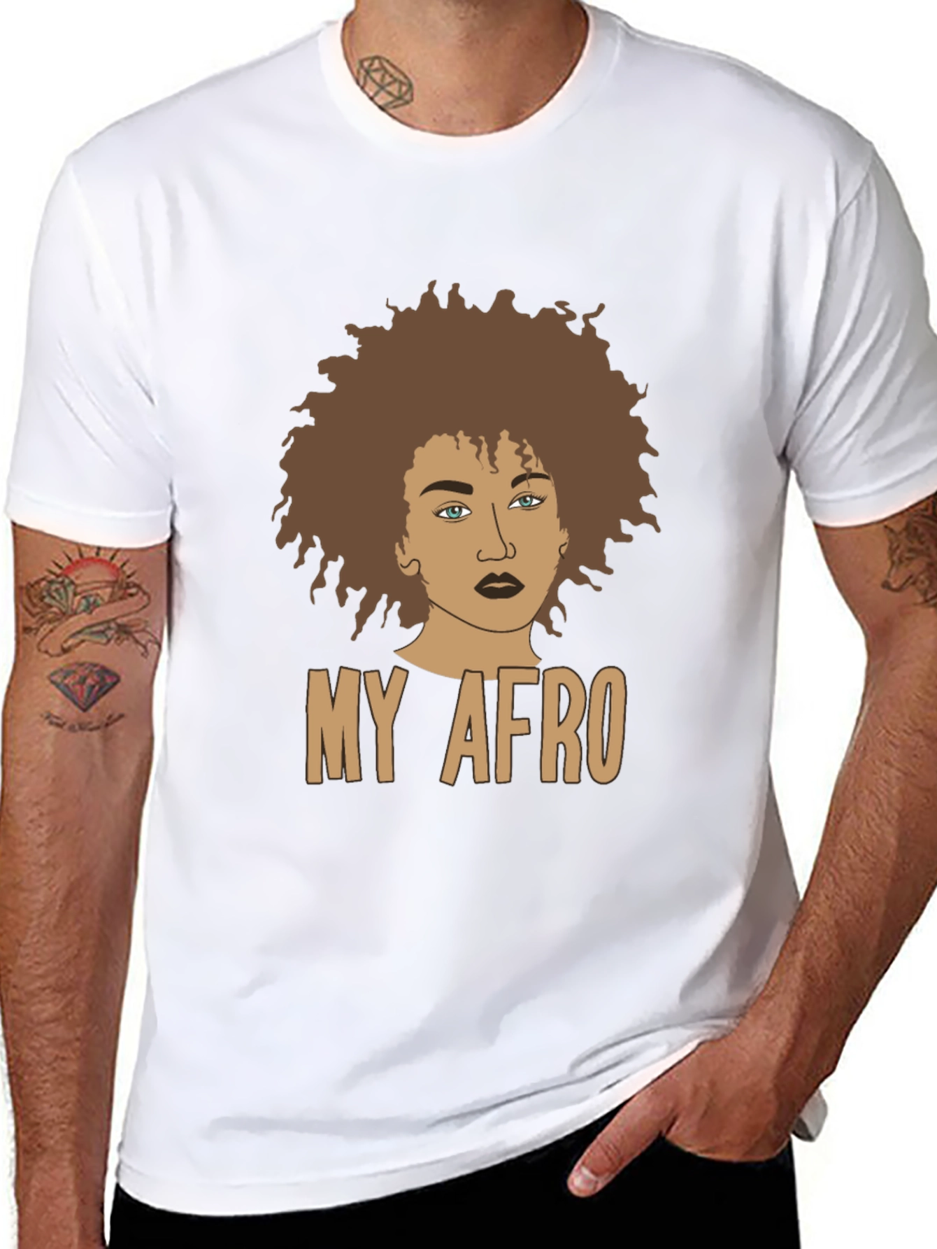 Afro Pride Tee - Black Unisex T-Shirt