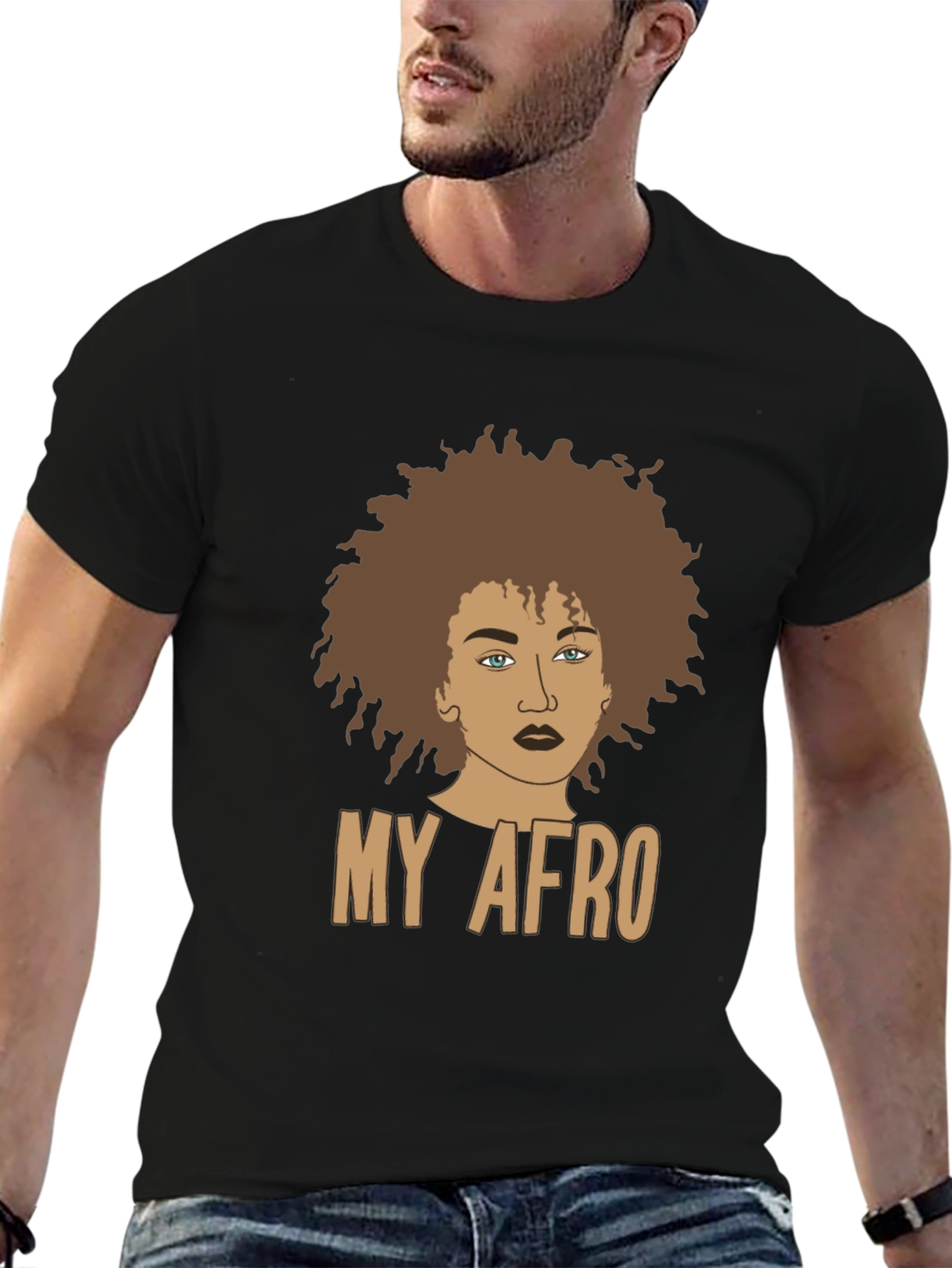 Afro Pride Tee - Black Unisex T-Shirt