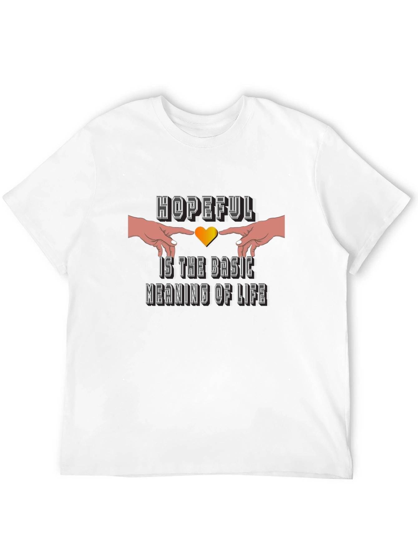 Hopeful Meaning of Life Black Graphic Tee