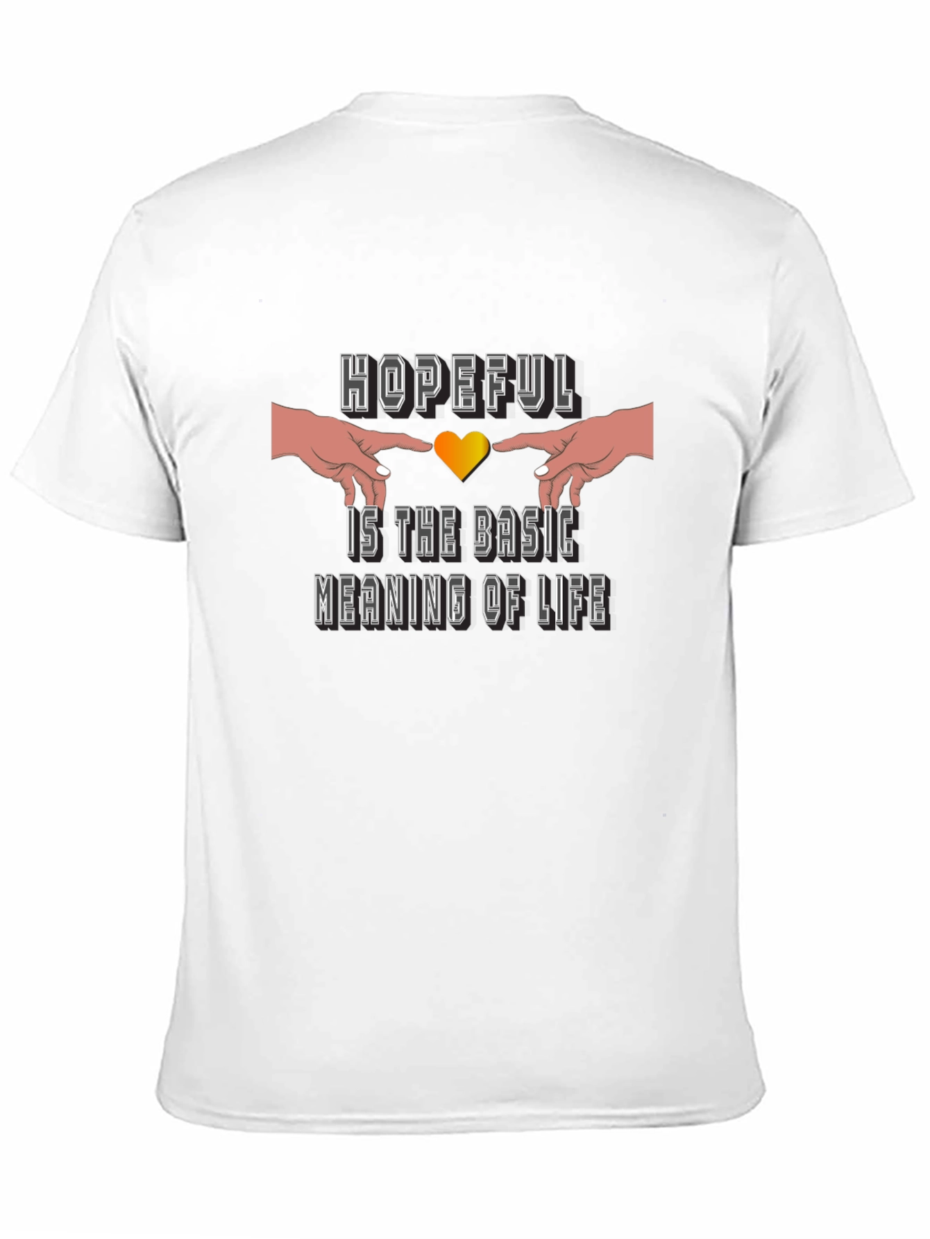 Hopeful Meaning of Life Black Graphic Tee