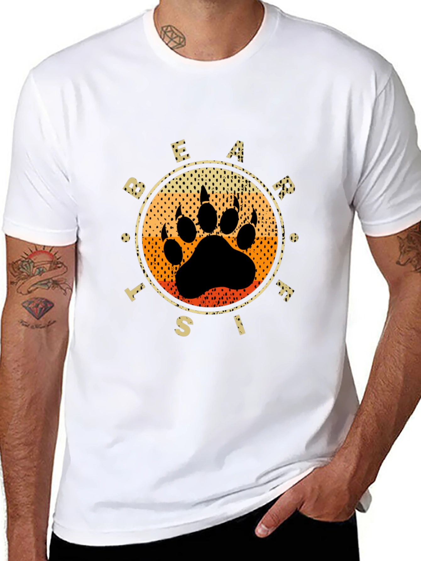 Bear Fist T-Shirt: Graphic Tee for Nature Lovers