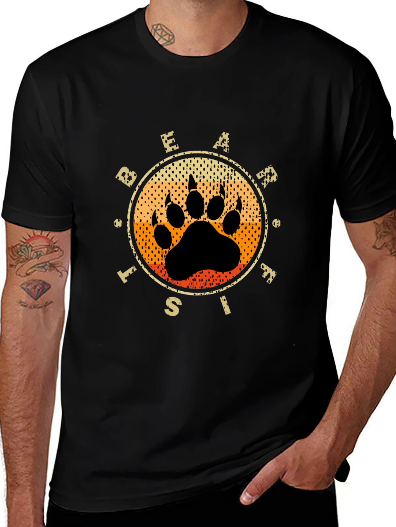 Bear Fist T-Shirt: Graphic Tee for Nature Lovers