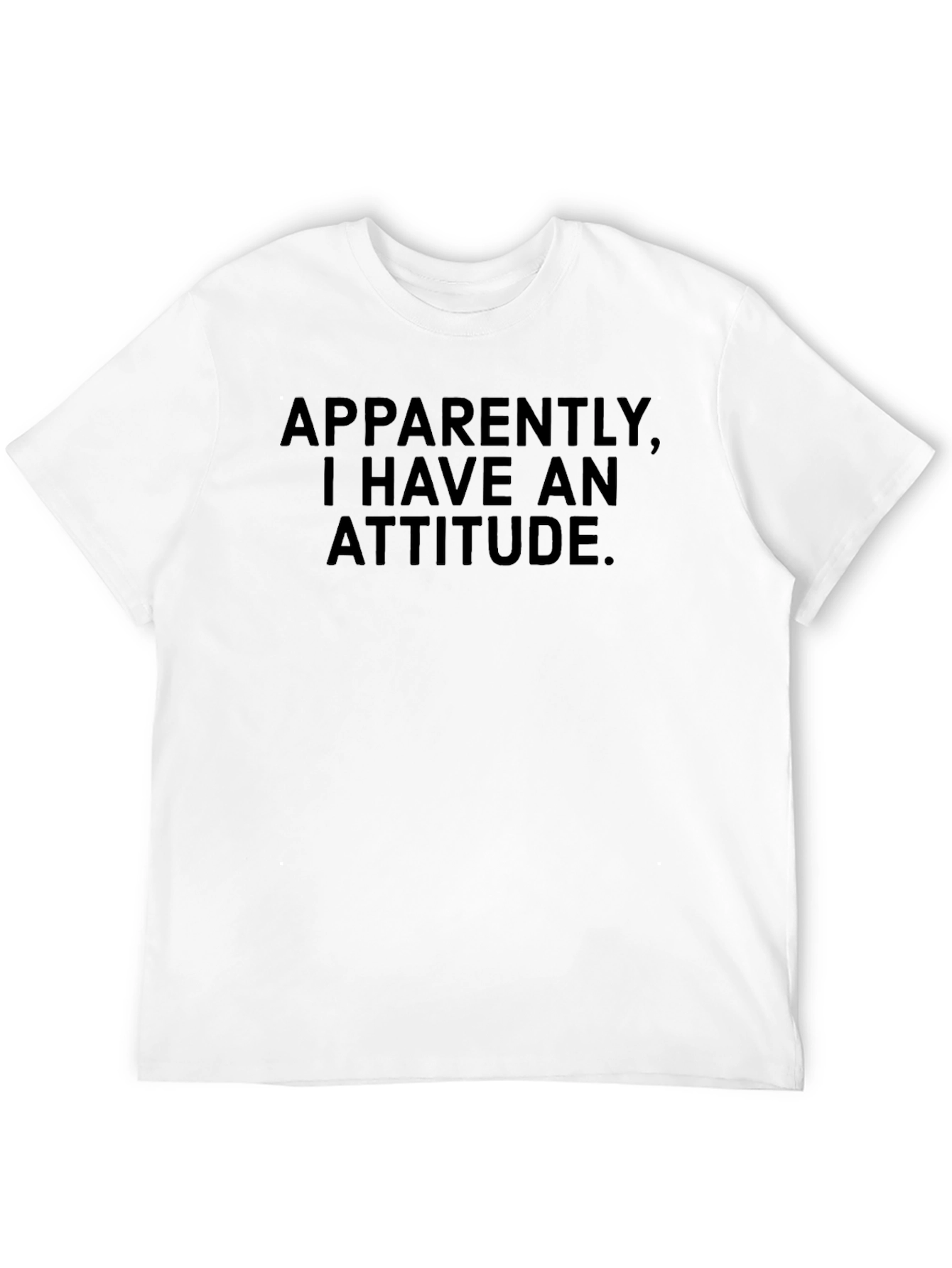 Attitude Graphic Tee - Soft Cotton T-Shirt