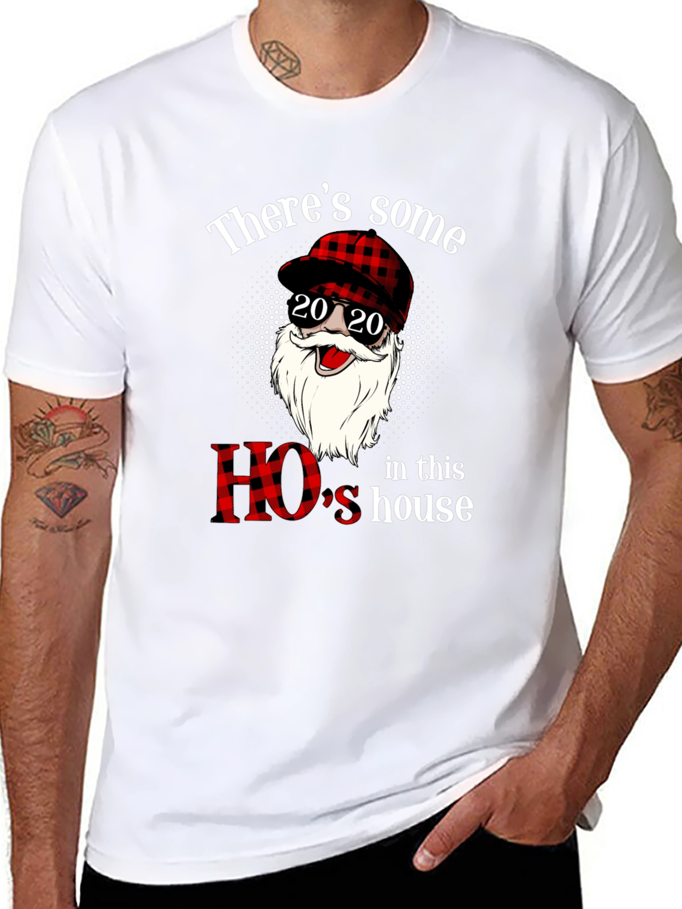Funny Christmas Santa Hos T-Shirt