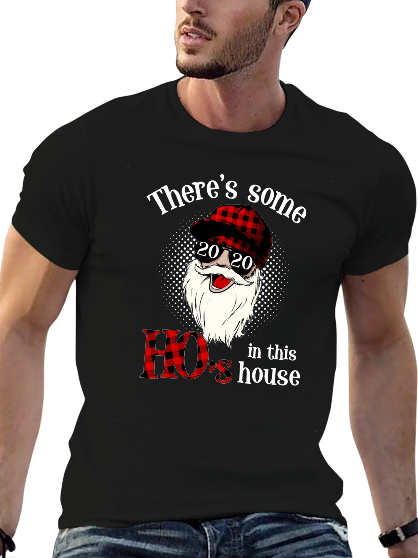 Funny Christmas Santa Hos T-Shirt