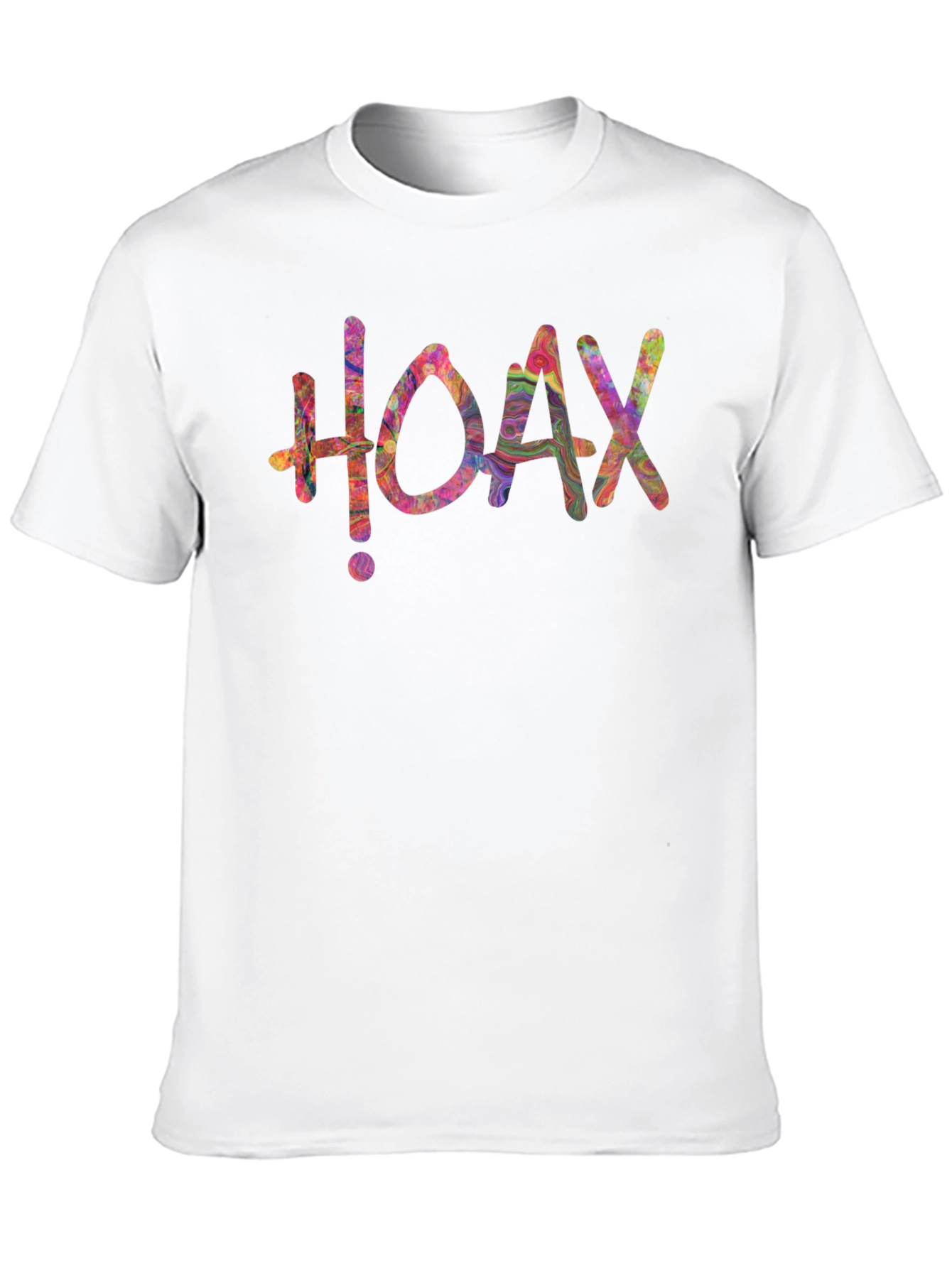 Hoax Graphic Tee - Stylish Mens Black T-Shirt