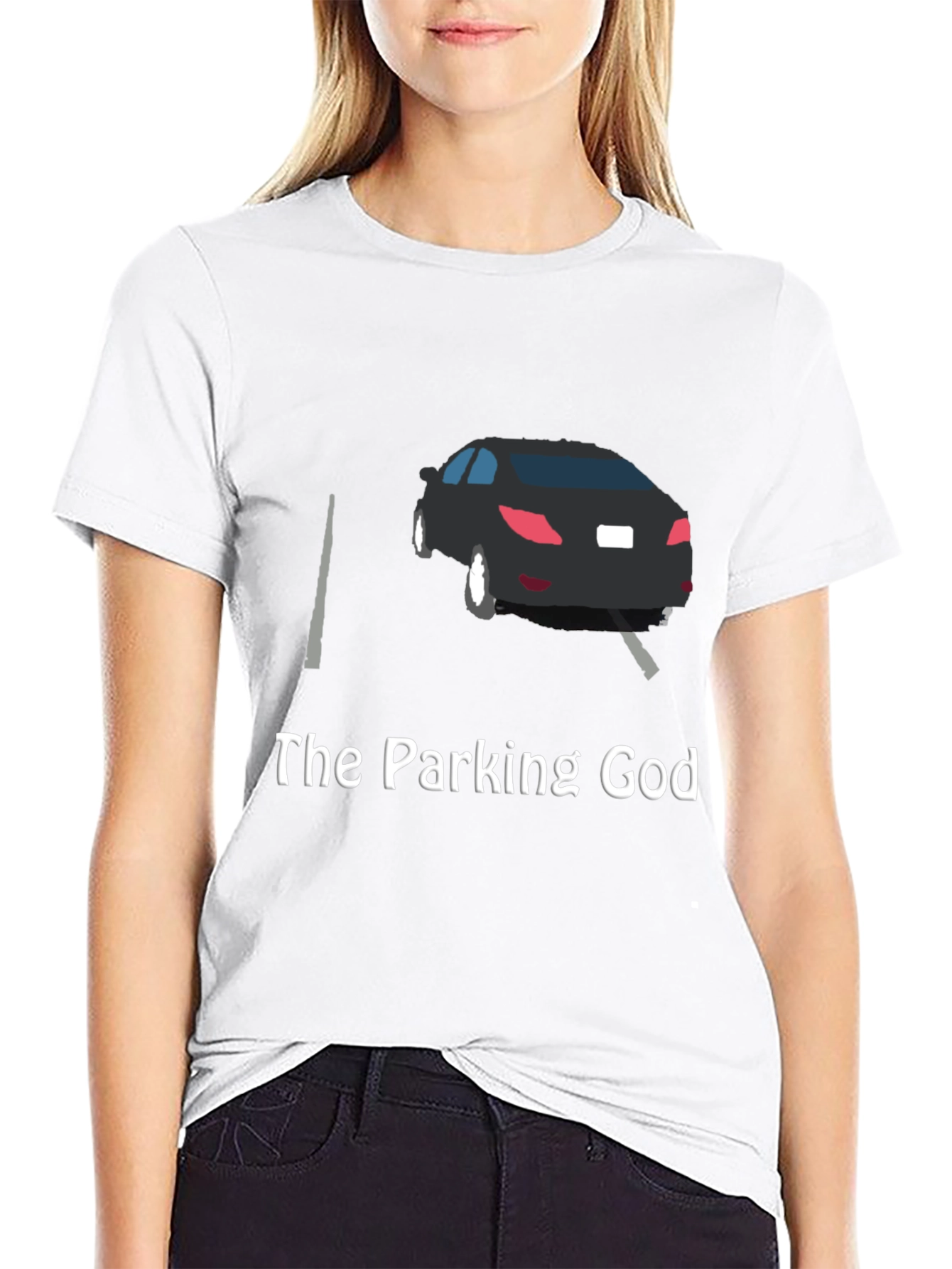 The Parking God T-Shirt - Funny Car Design