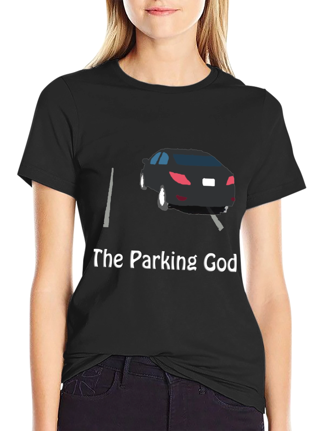 The Parking God T-Shirt - Funny Car Design