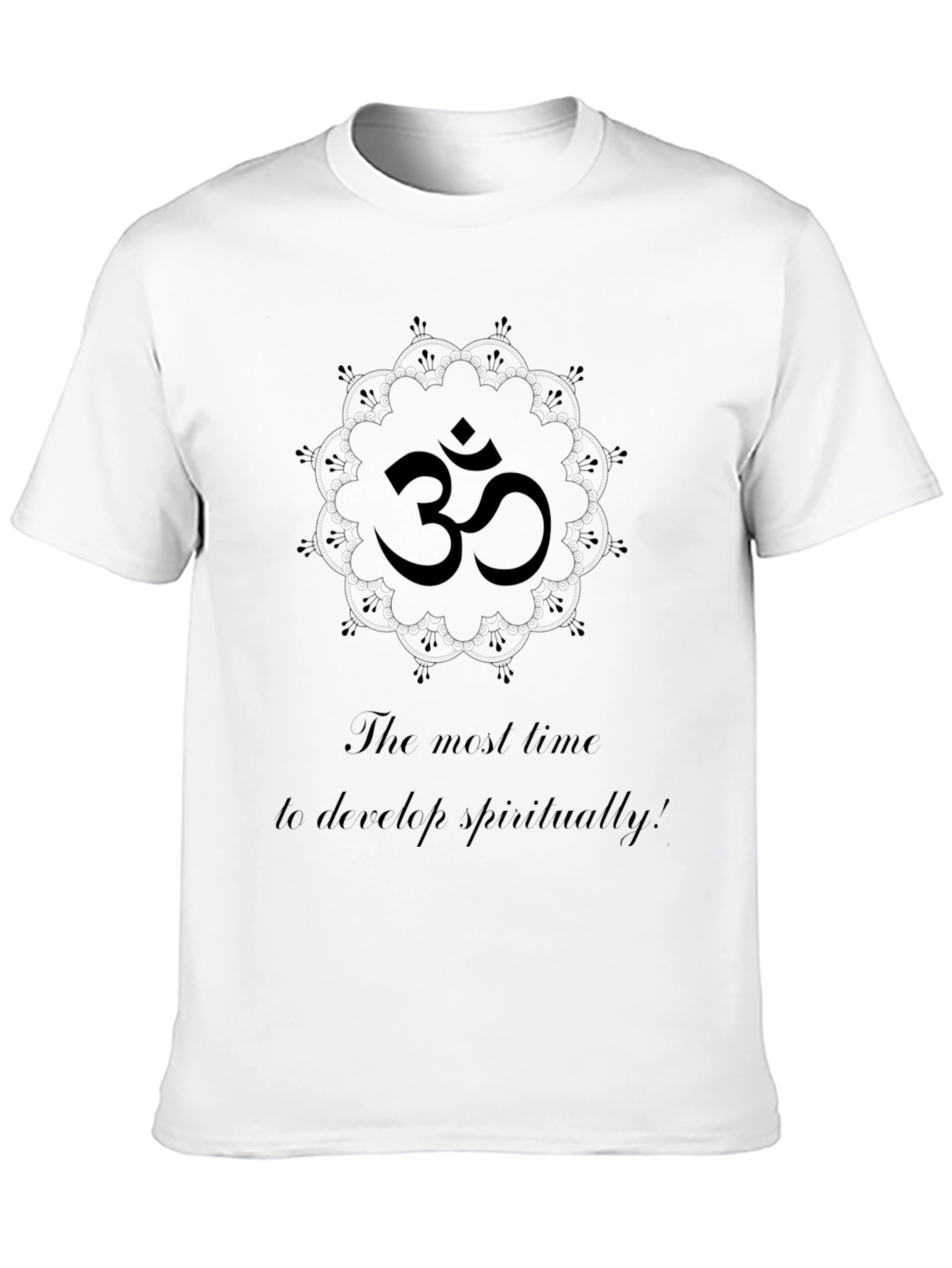 Om Mandala Graphic Tee - Spiritual Comfort