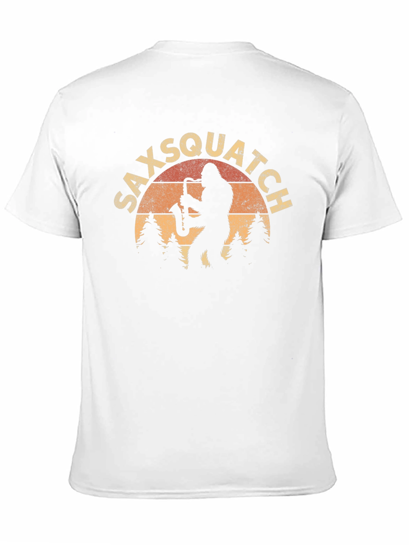 Saxsquatch T-Shirt - Bigfoot Saxophone Tee