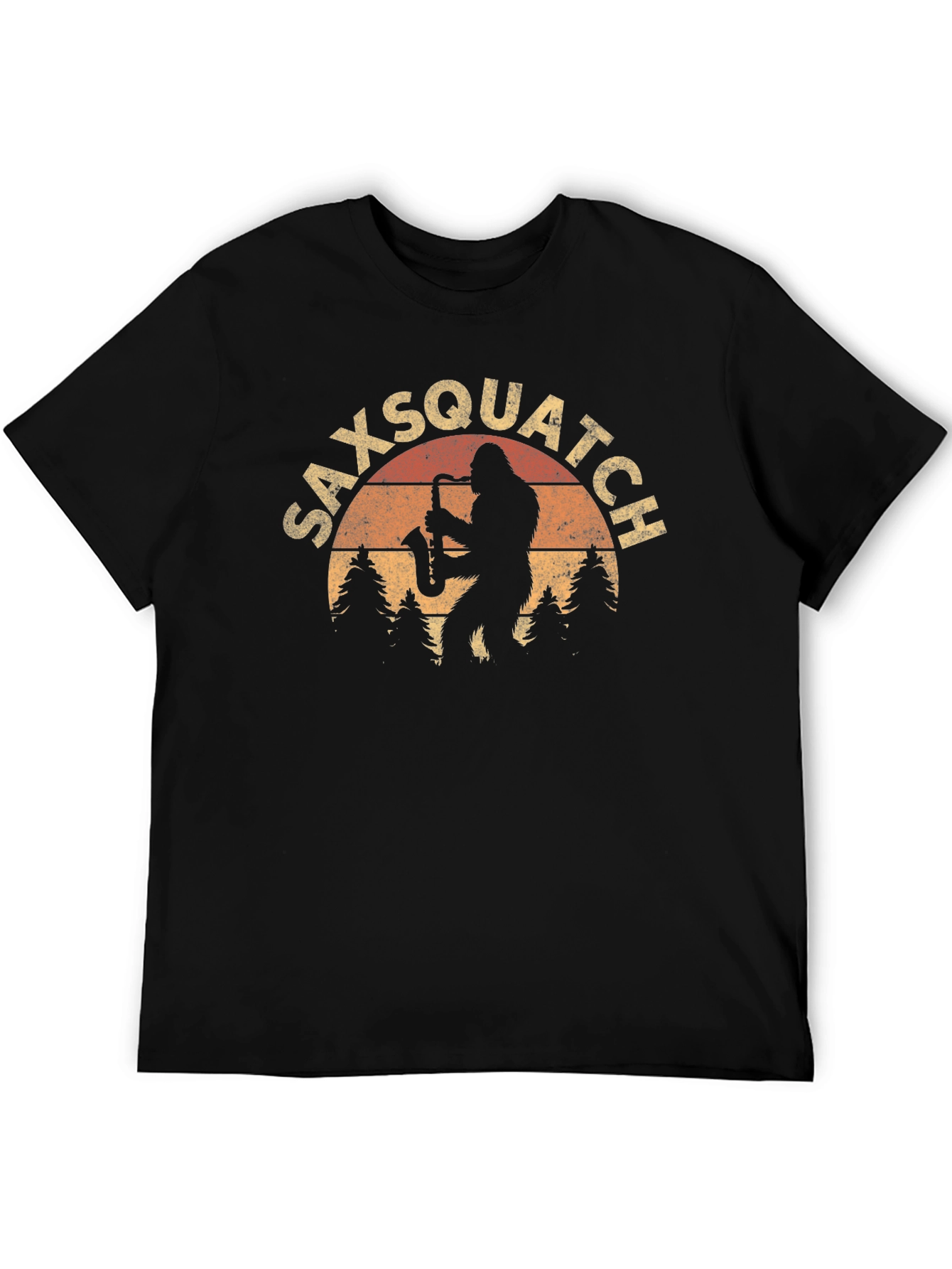 Saxsquatch T-Shirt - Bigfoot Saxophone Tee