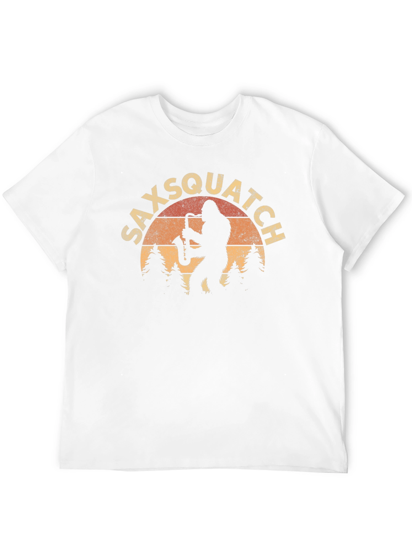 Saxsquatch T-Shirt - Bigfoot Saxophone Tee