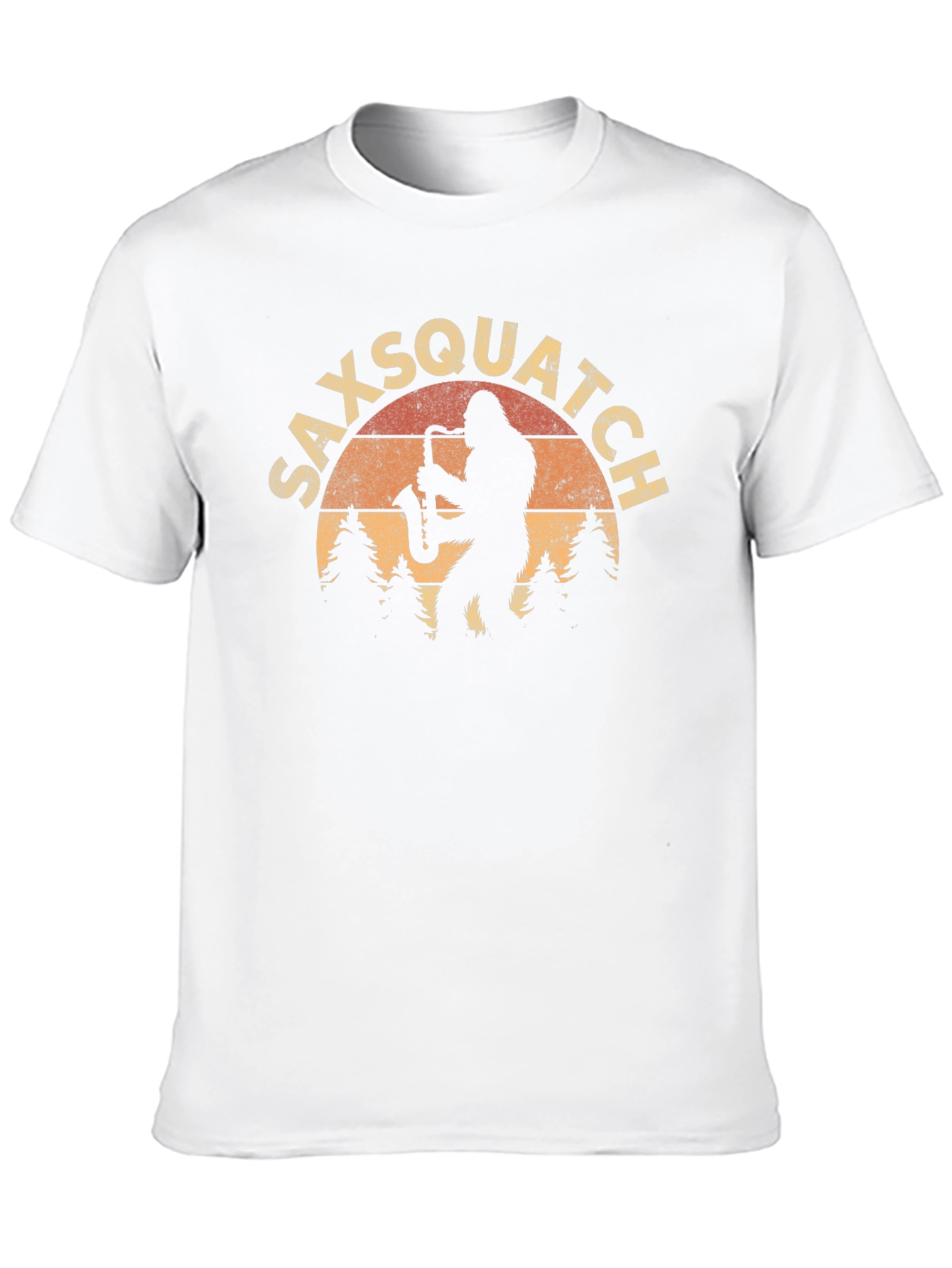 Saxsquatch T-Shirt - Bigfoot Saxophone Tee
