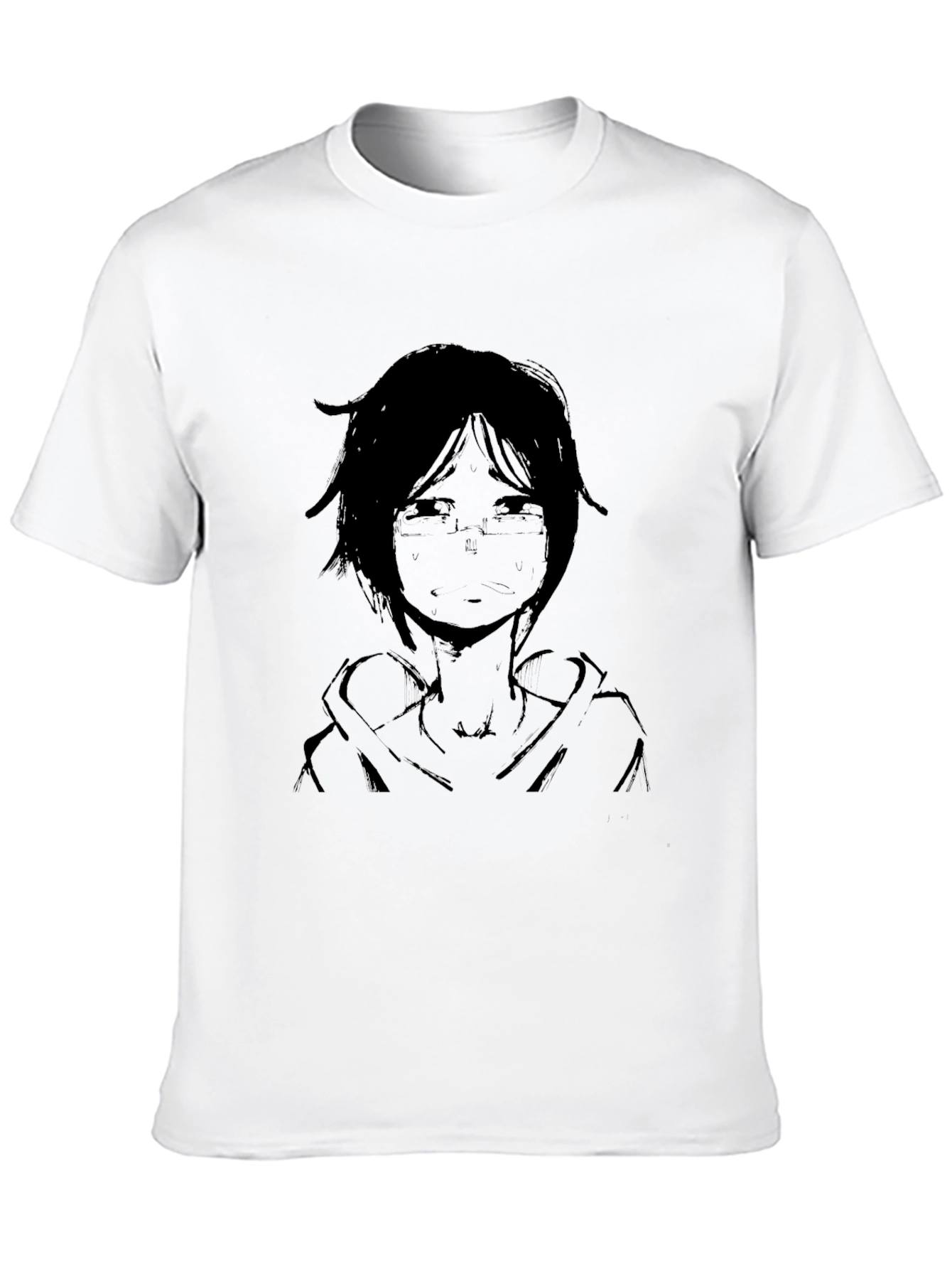 Anime Graphic Black T-Shirt