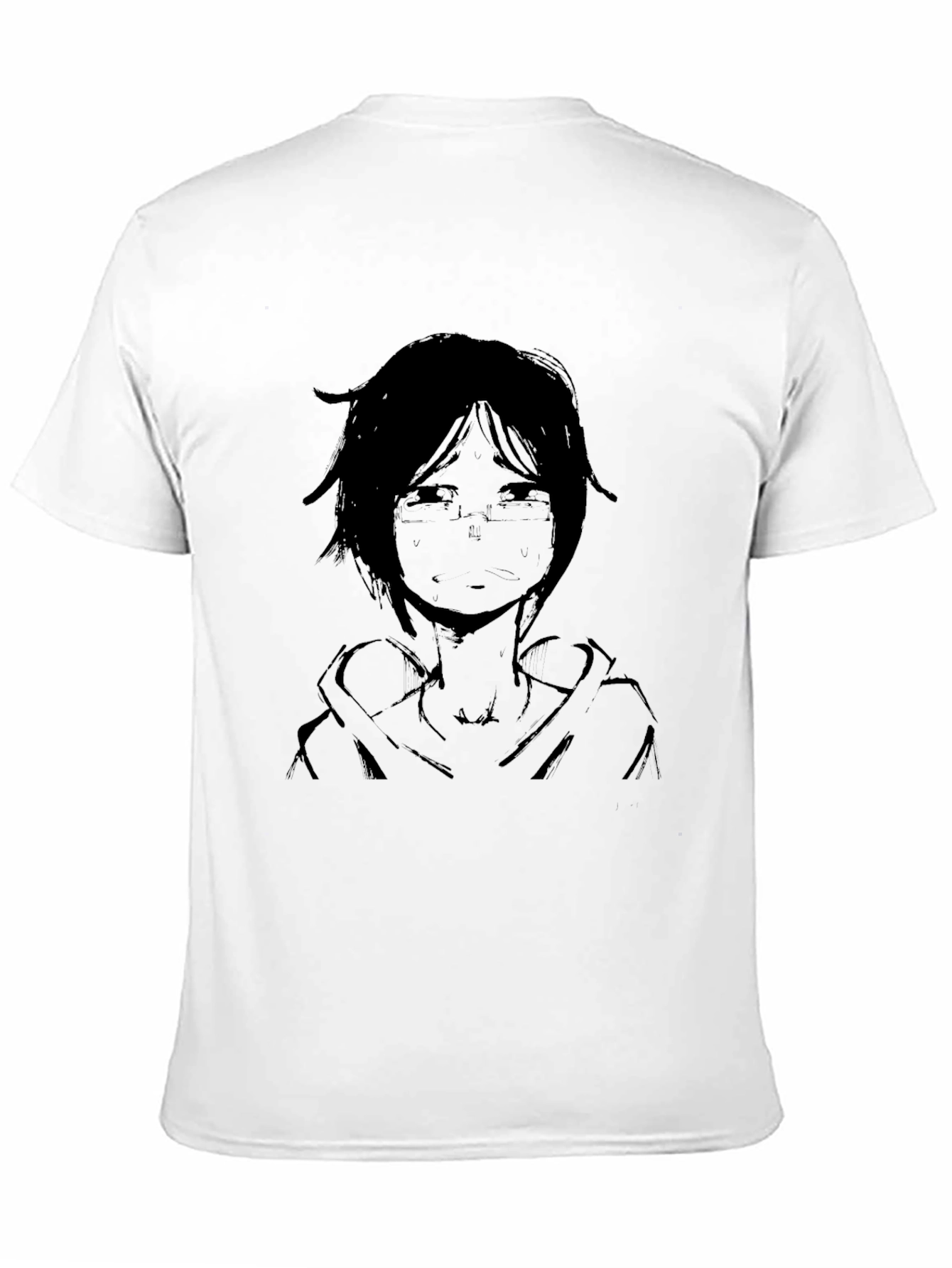 Anime Graphic Black T-Shirt