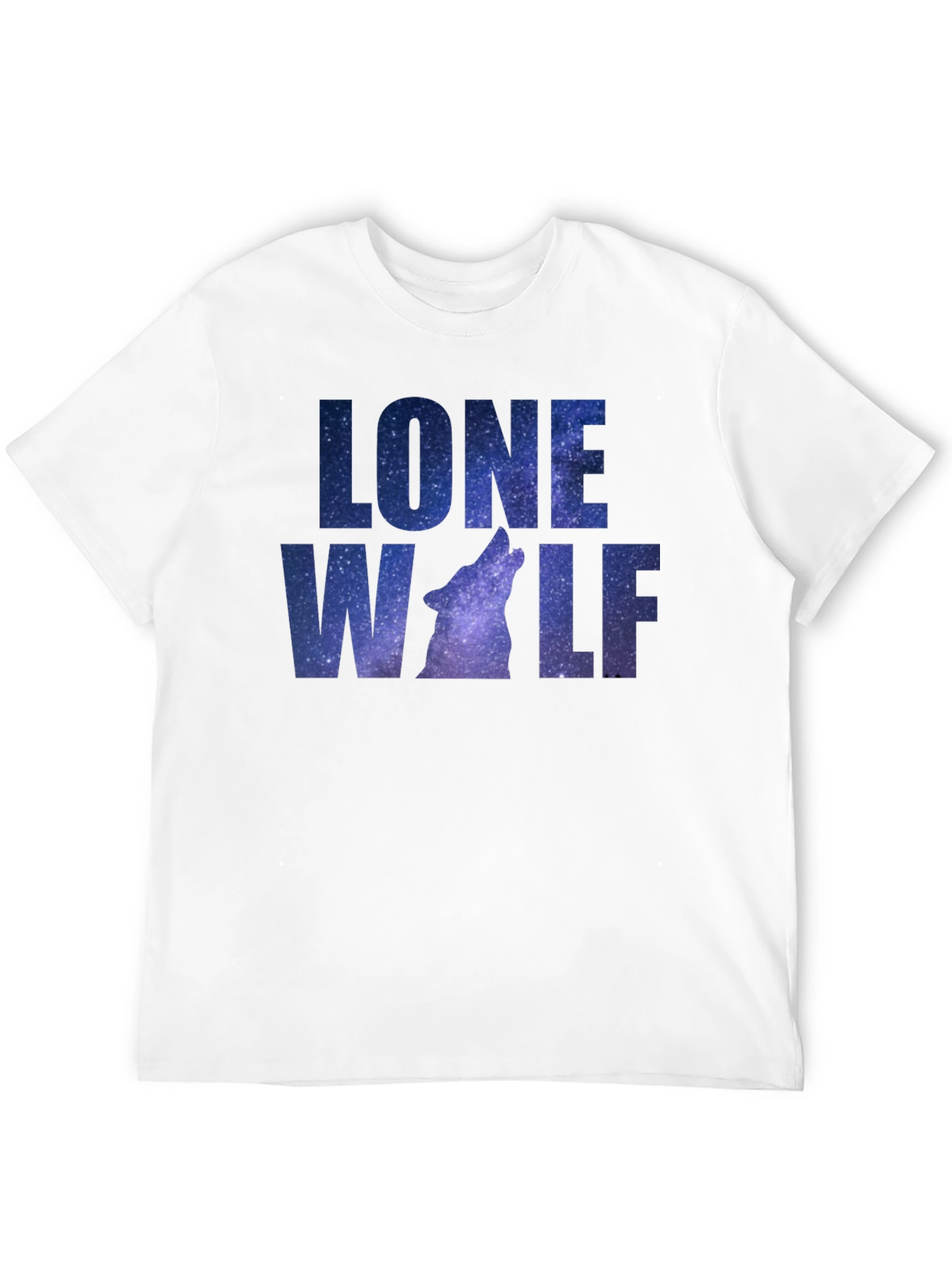 Lone Wolf Galaxy Graphic T-Shirt