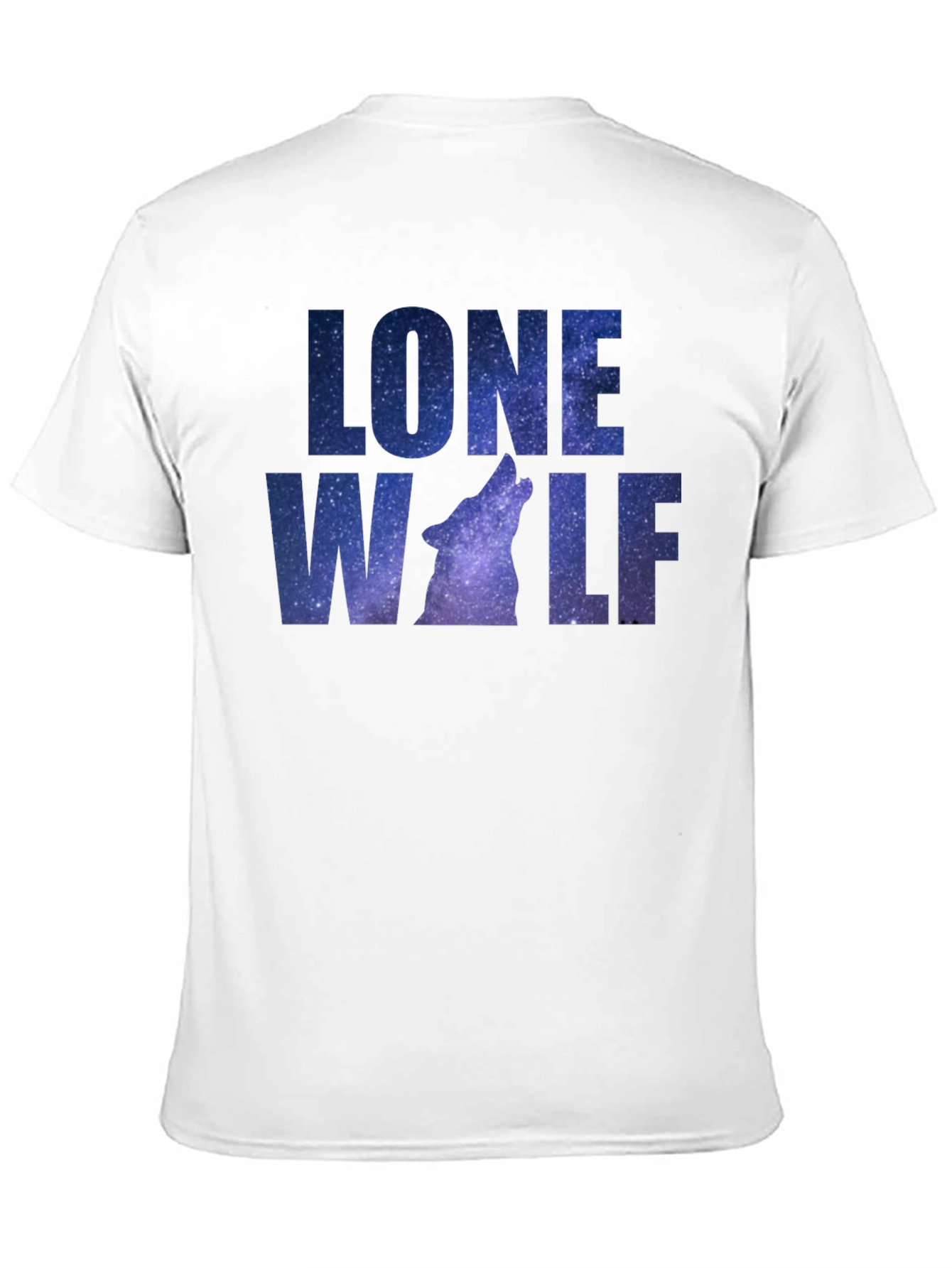 Lone Wolf Galaxy Graphic T-Shirt