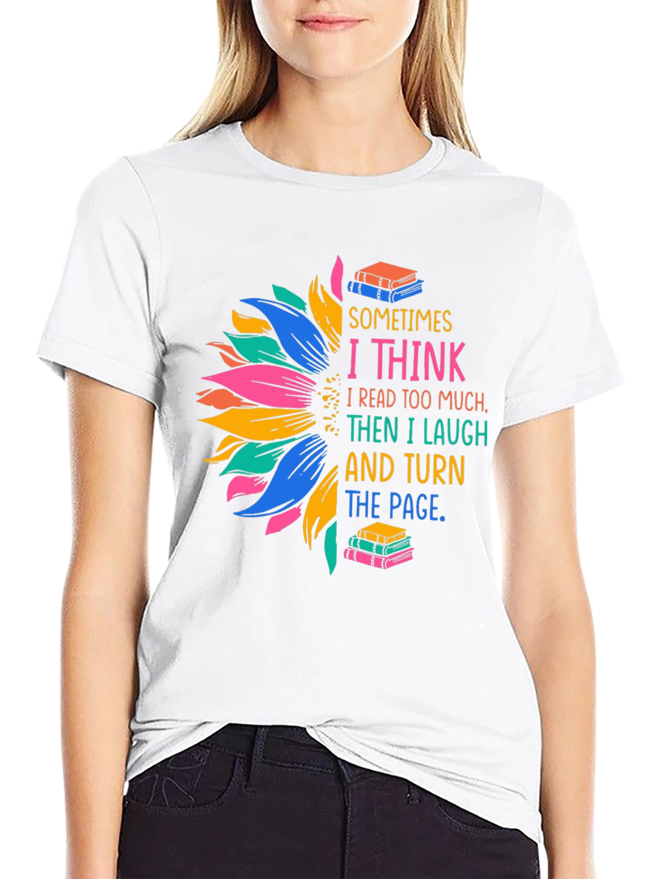 Book Lover Graphic Tee - Funny Reading T-Shirt