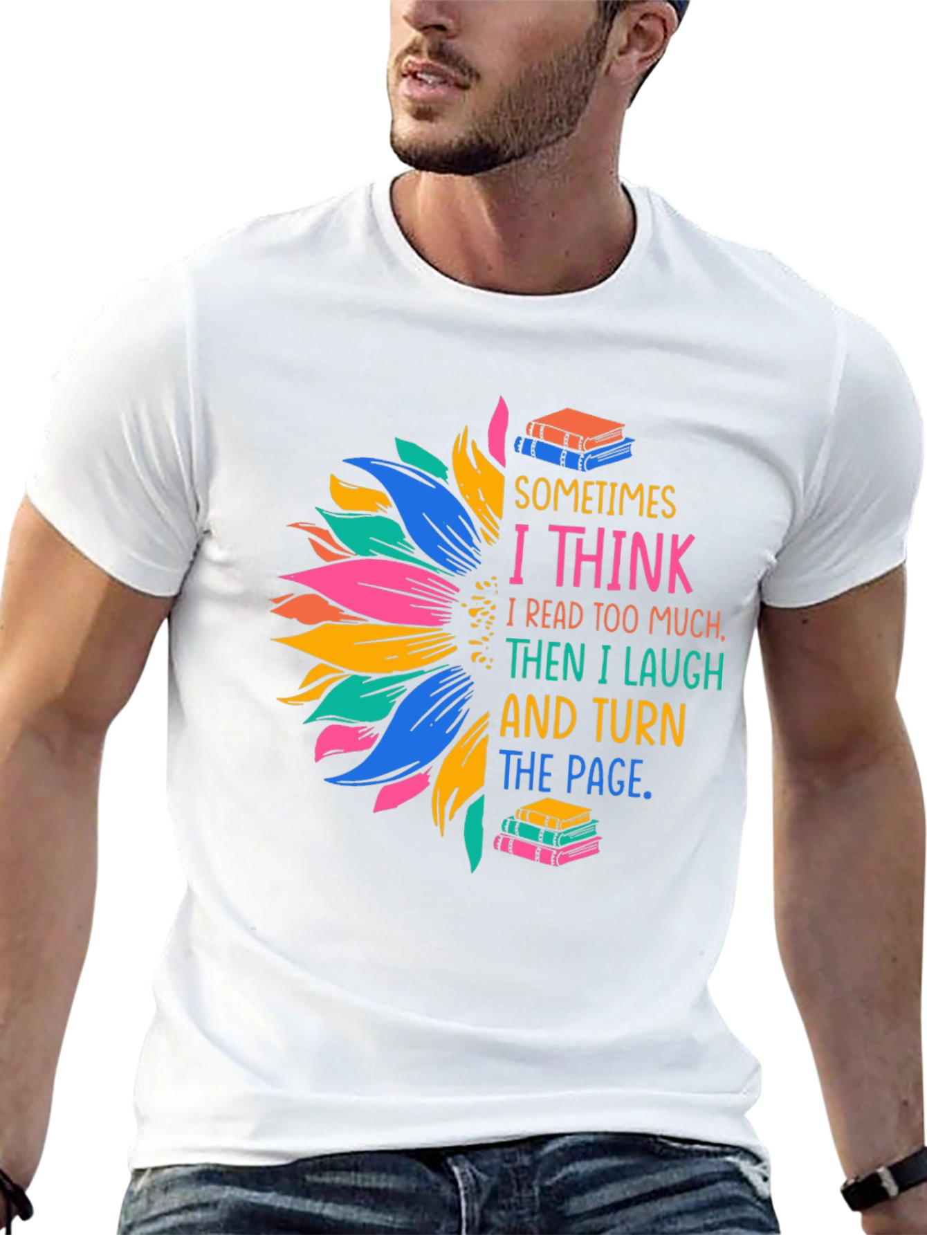 Book Lover Graphic Tee - Funny Reading T-Shirt