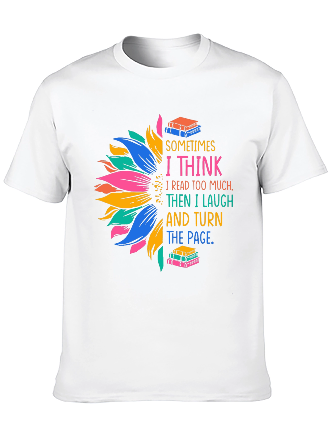 Book Lover Graphic Tee - Funny Reading T-Shirt