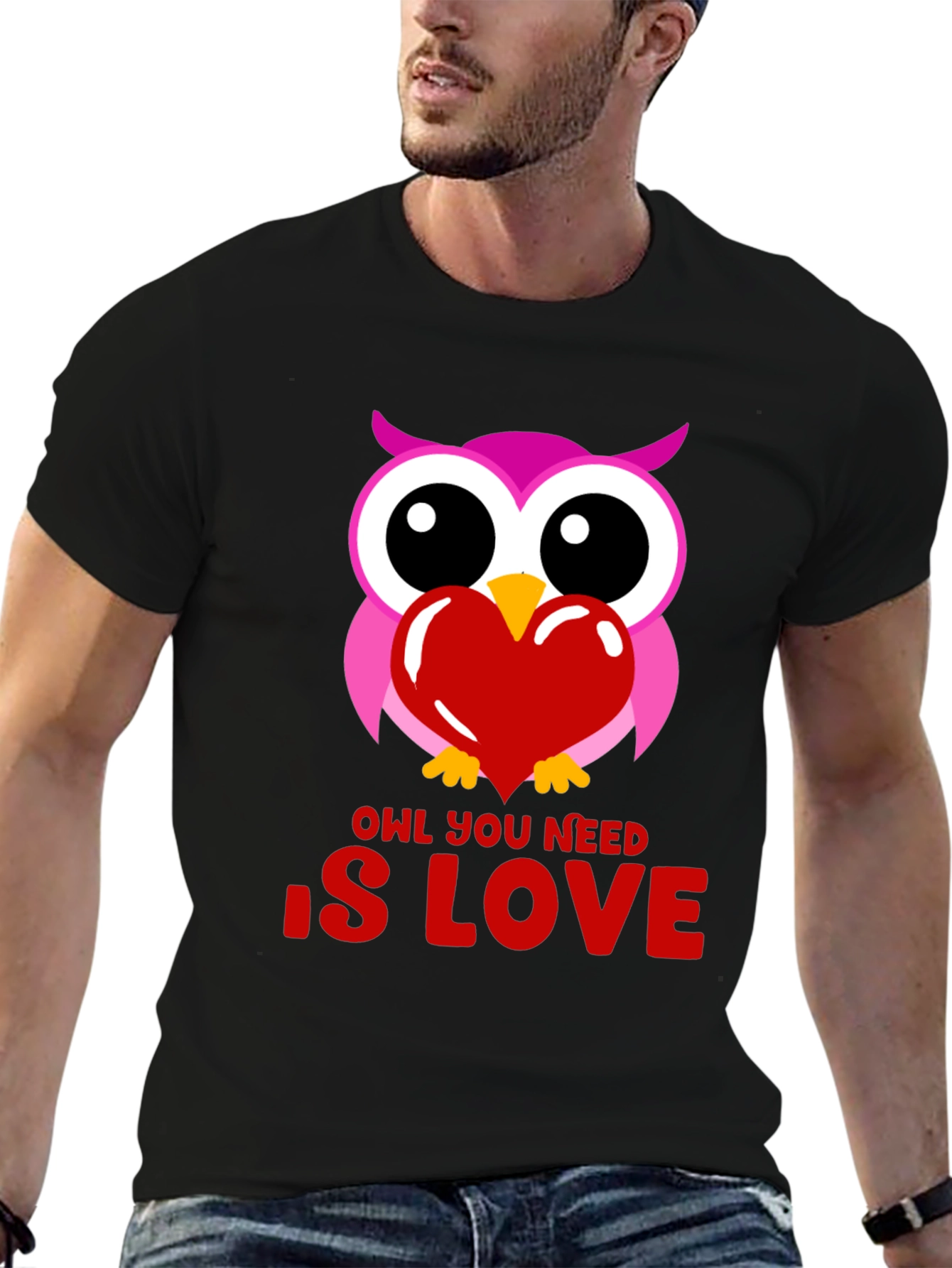 Owl You Need Is Love Graphic T-Shirt