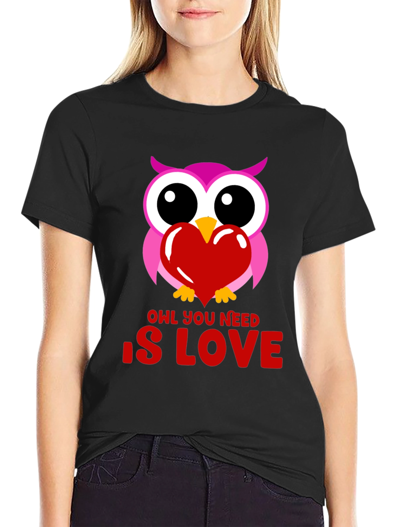Owl You Need Is Love Graphic T-Shirt