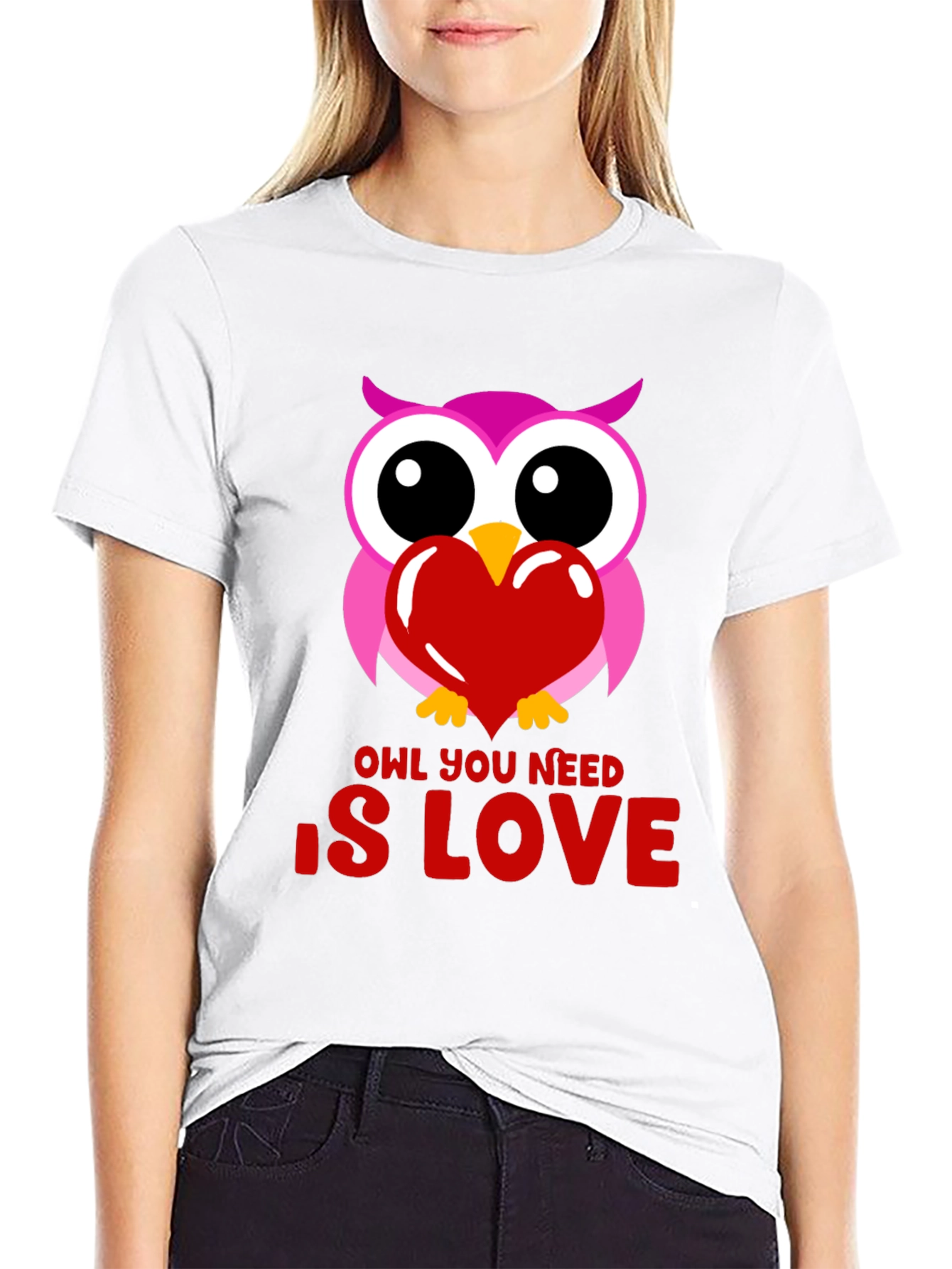 Owl You Need Is Love Graphic T-Shirt