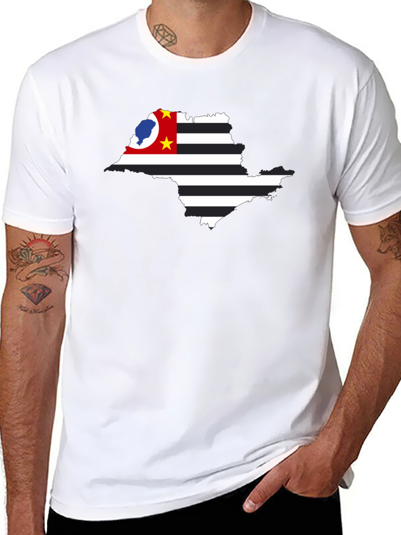 São Paulo State Flag T-Shirt