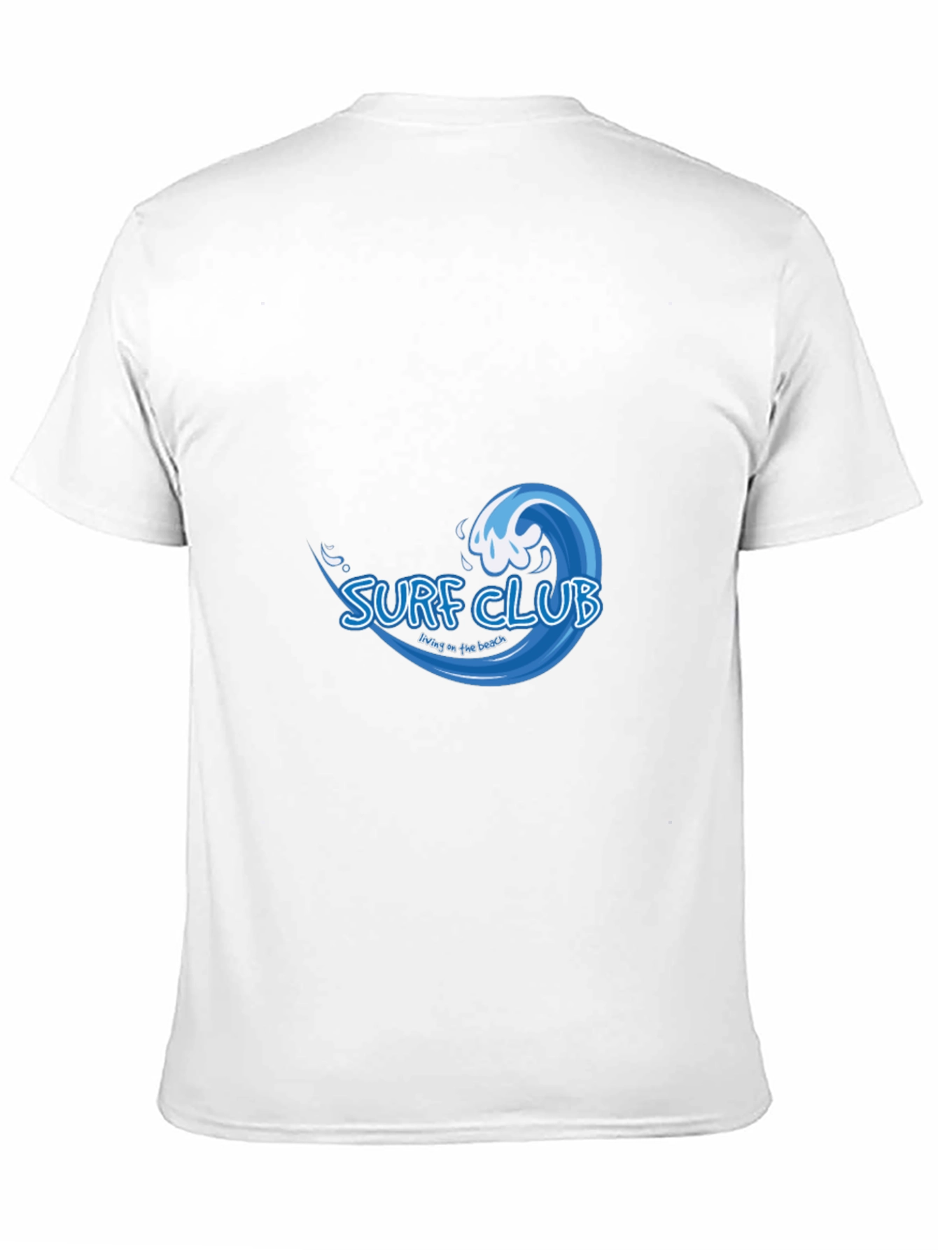 Surf Club Graphic Tee - Black Cotton T-Shirt